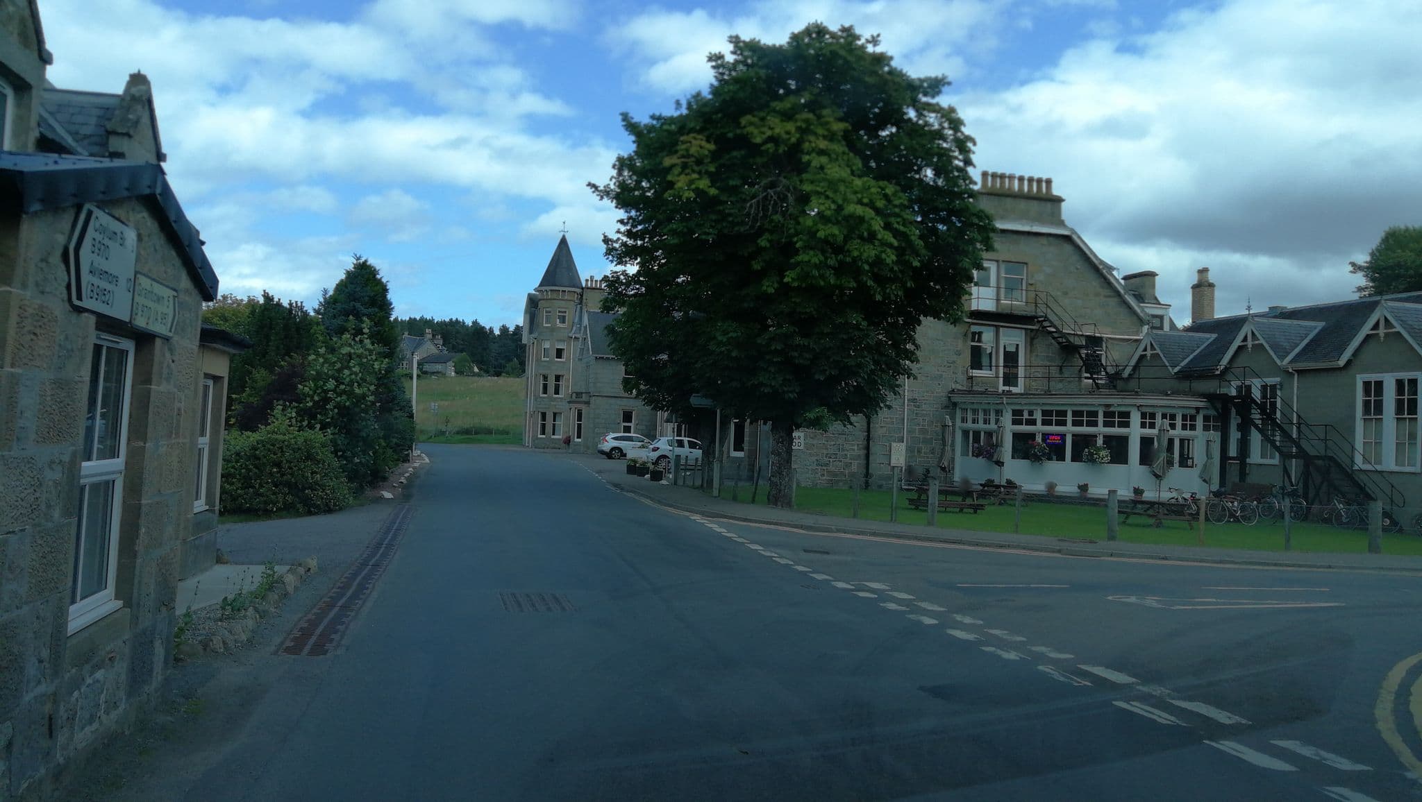 Street view near Nethy House Café & Rooms, Grantown on Spey — © jerome_pietri (CC BY-SA · Mapillary)
