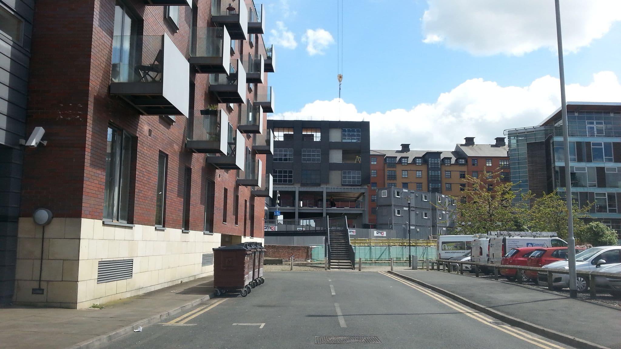 Street view near Dakota Manchester, Manchester — © adam2 (CC BY-SA · Mapillary)