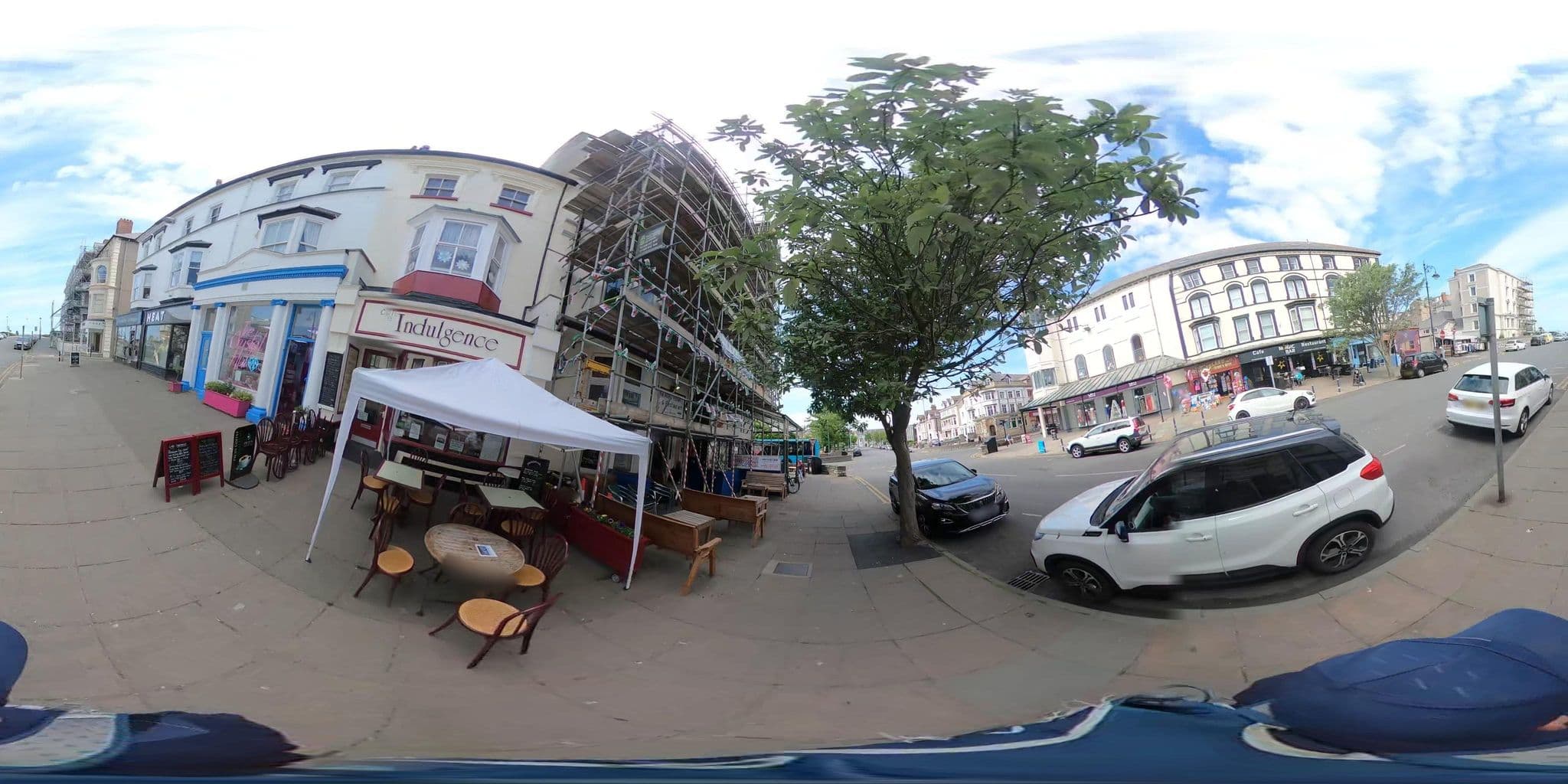 Street view near Alexandra Hotel, Llandudno