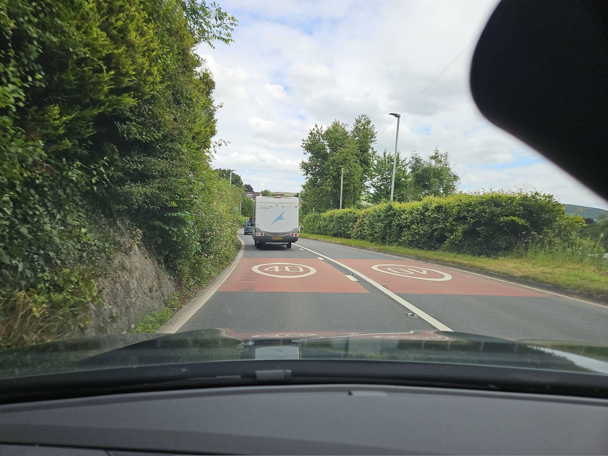 Street view near Wyeside Caravan & Camping Park, Rhayader — © toho (CC BY-SA · Mapillary)