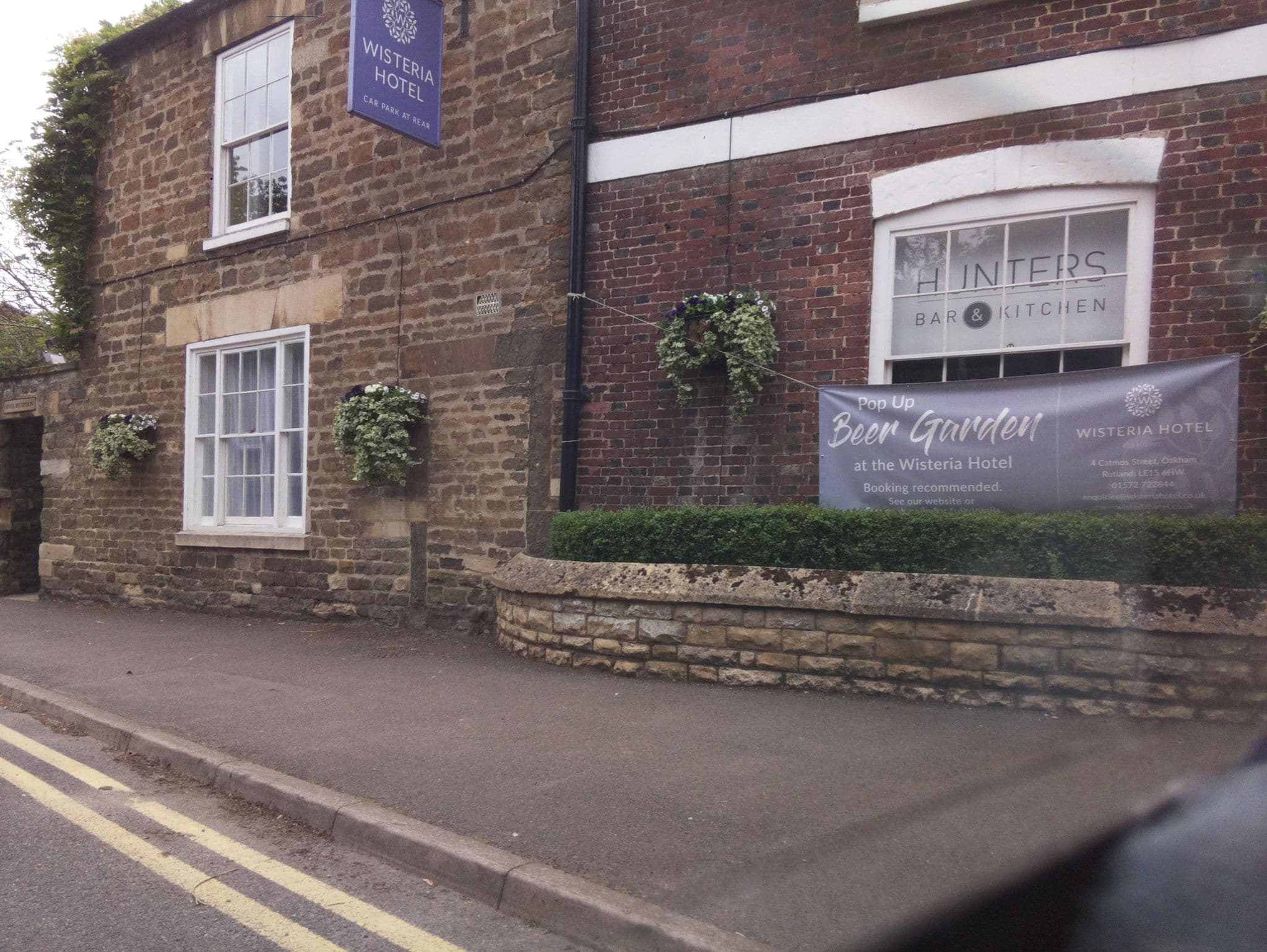 Street view near Wisteria Hotel, Oakham — © southglos (CC BY-SA · Mapillary)