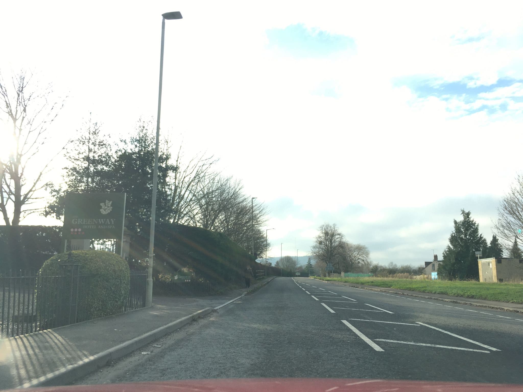 Street view near Lavender Lodge, Shurdington — © southglos (CC BY-SA · Mapillary)