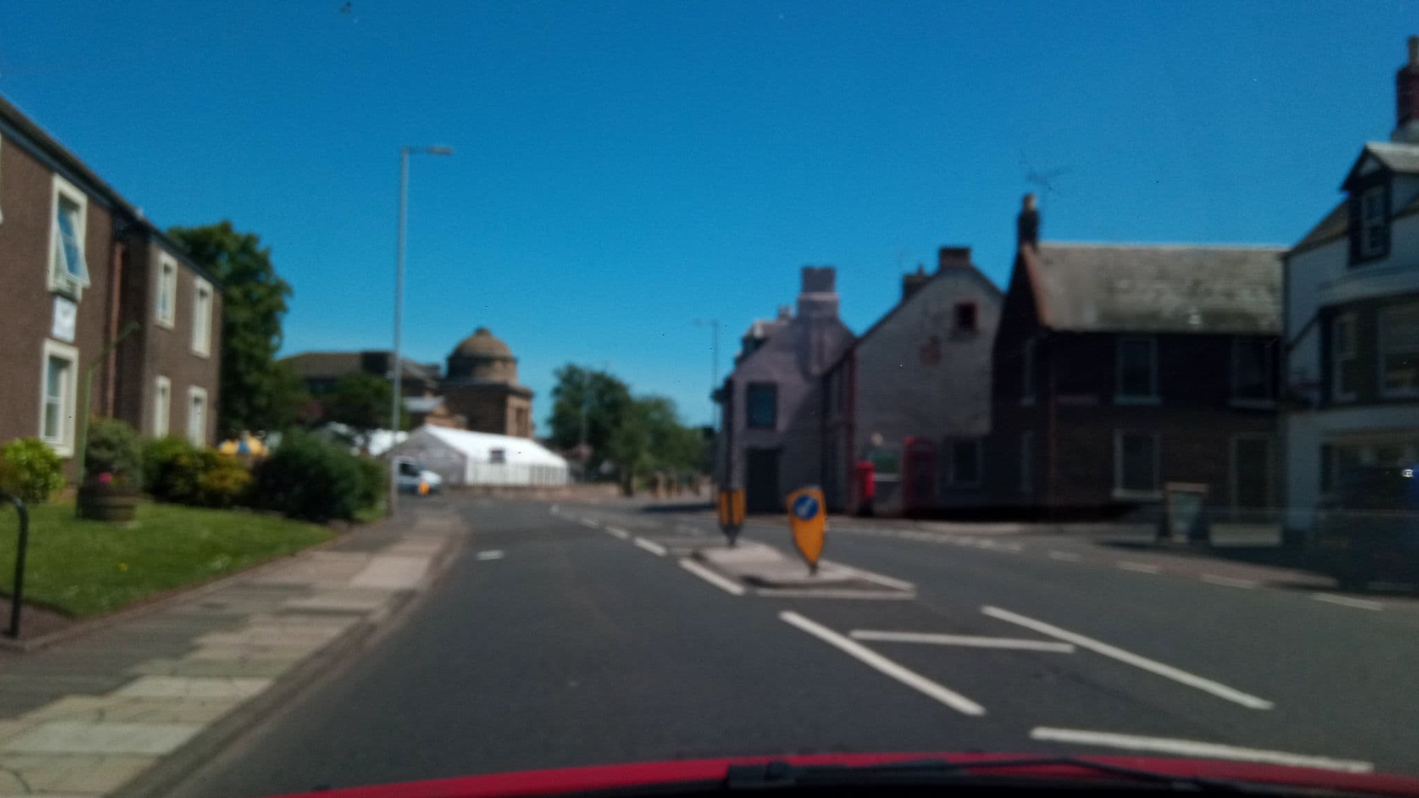 Street view near Blackadder Hotel, Duns — © victuallers (CC BY-SA · Mapillary)