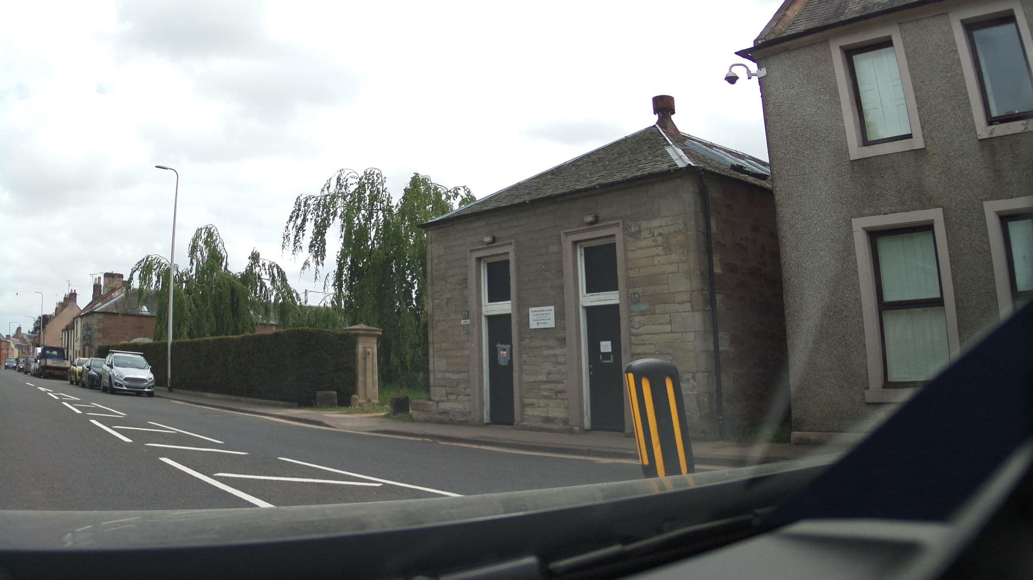 Street view near Castletoun Cottages, Duns — © southglos (CC BY-SA · Mapillary)