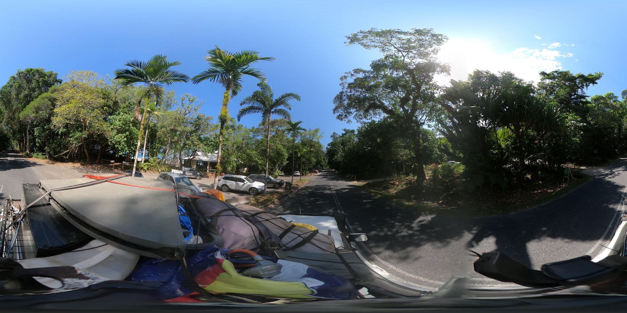 Street view near Thornton Beach Bungalows, Mossman — © coreagc (CC BY-SA · Mapillary)
