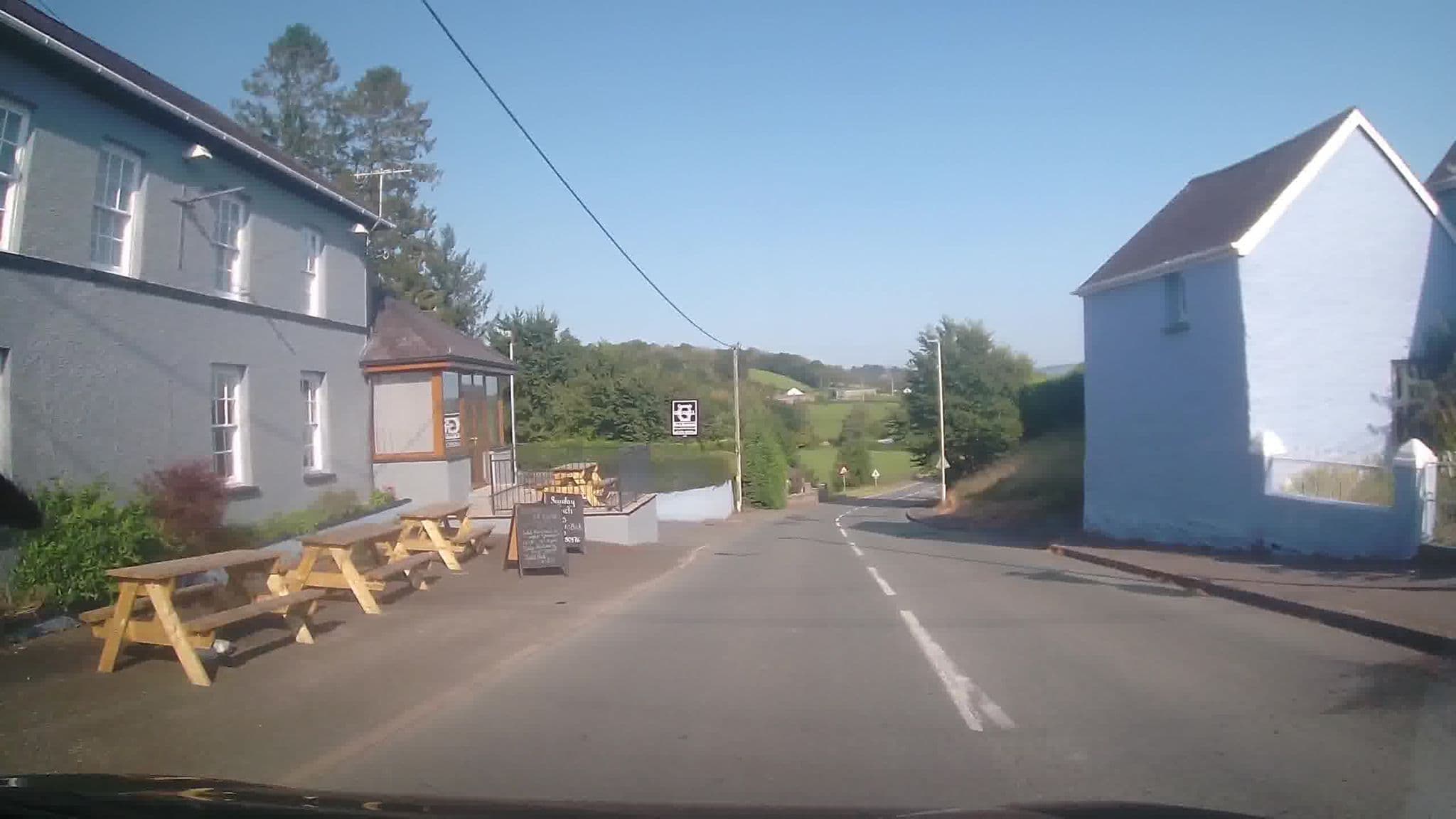 Street view near Grannell Hotel, Lampeter — © trigpoint (CC BY-SA · Mapillary)