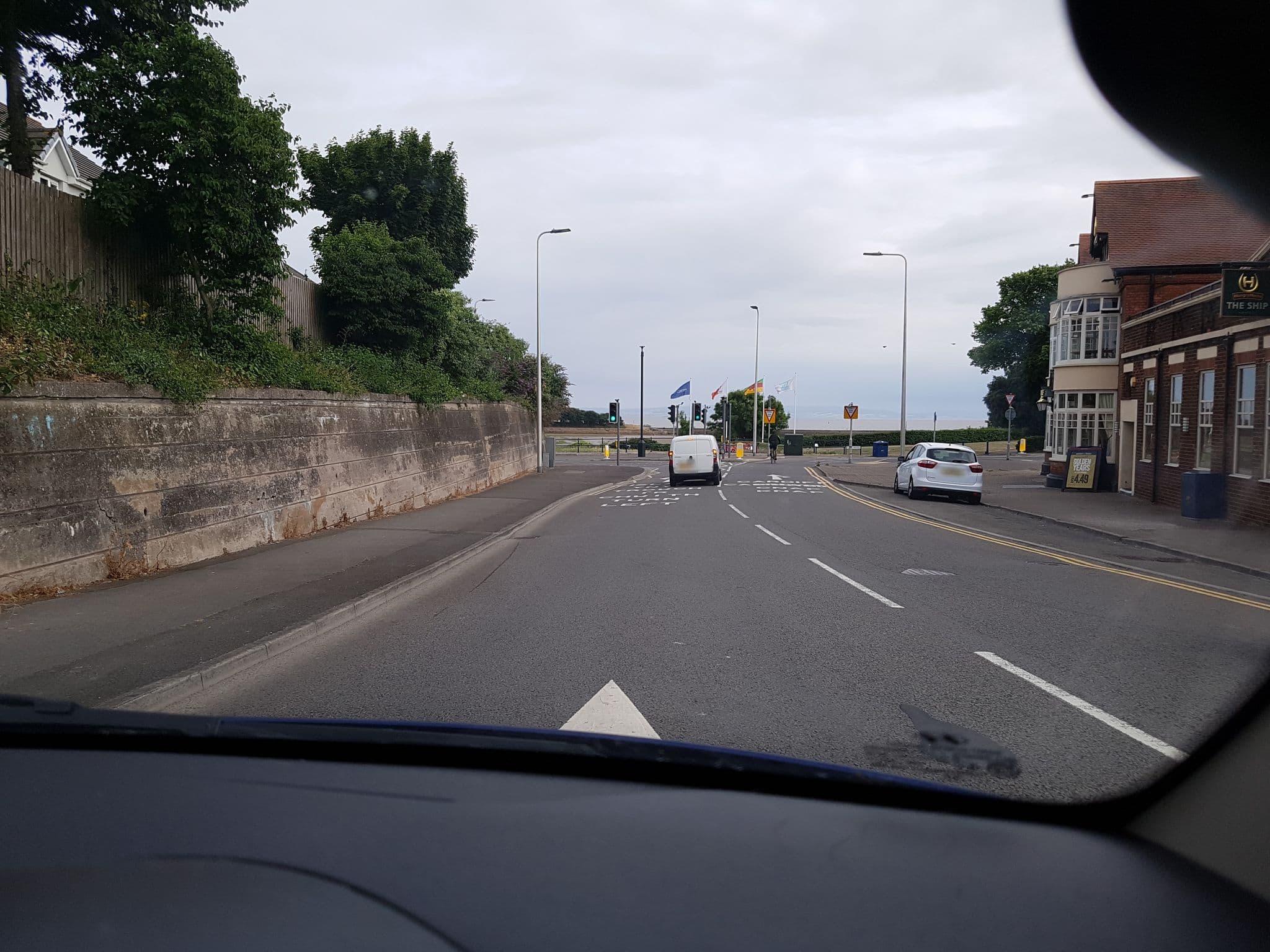 Street view near The Ship Hotel, Barry — © normski (CC BY-SA · Mapillary)