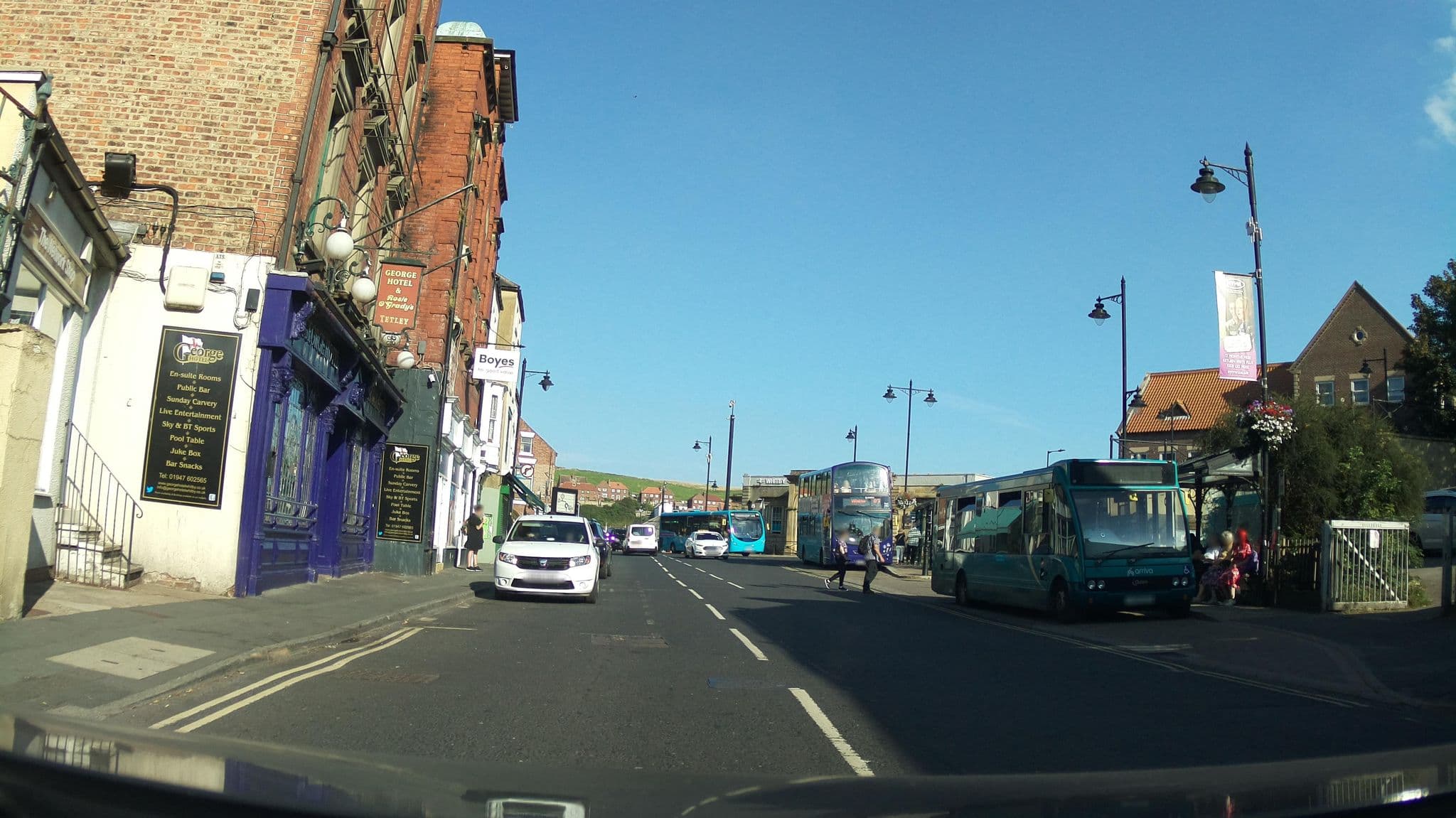 Street view near George Hotel, Whitby