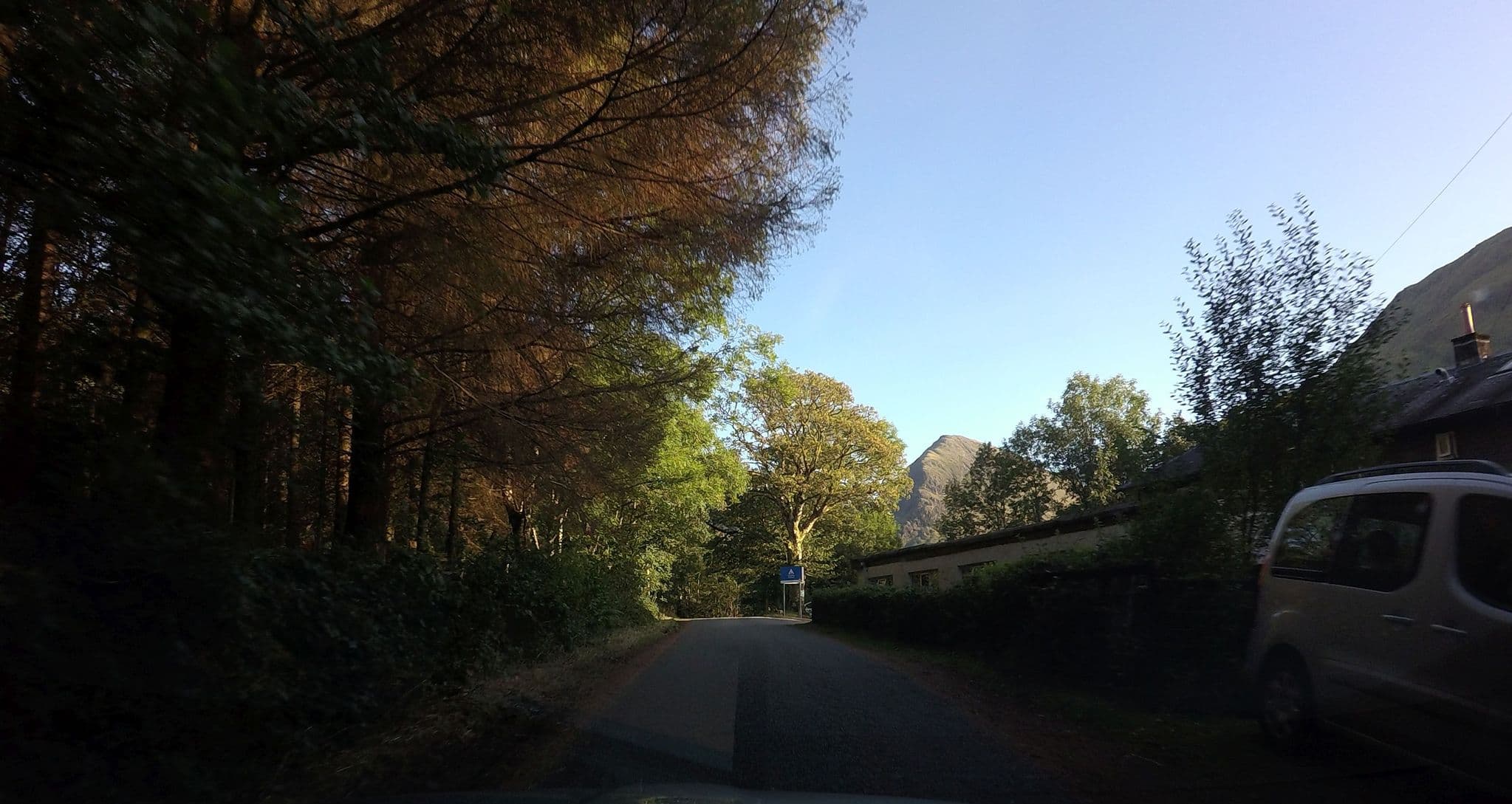 Street view near Glencoe Youth Hostel, Fort William