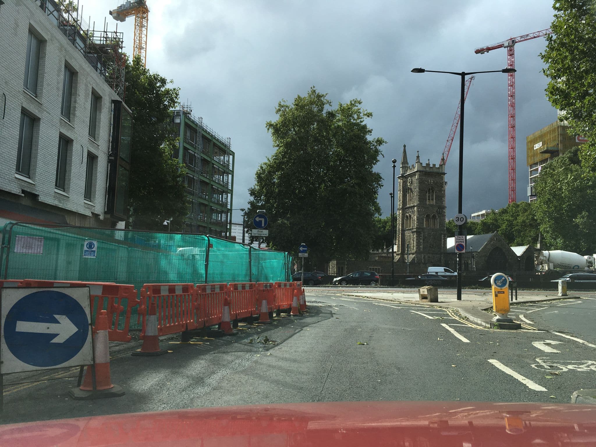 Street view near Leonardo Hotel, Bristol
