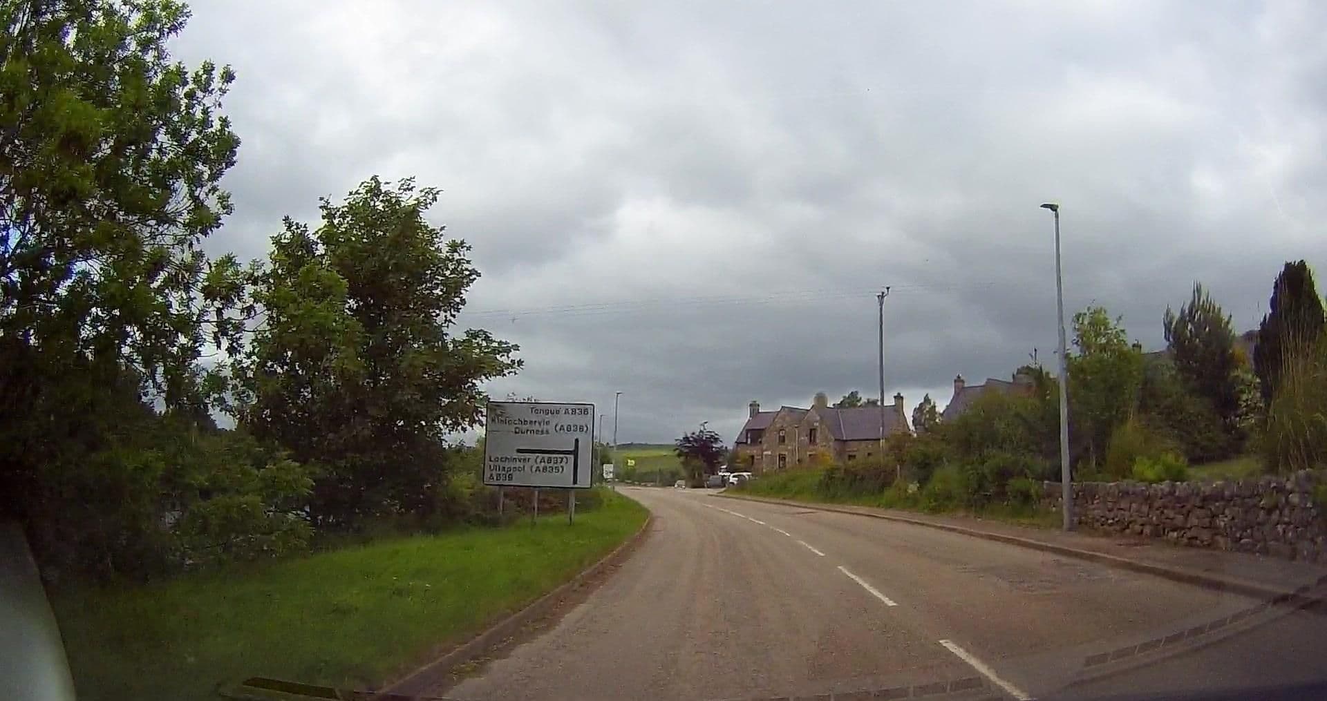 Street view near Carnbren Bed & Breakfast, Golspie — © tallguy (CC BY-SA · Mapillary)