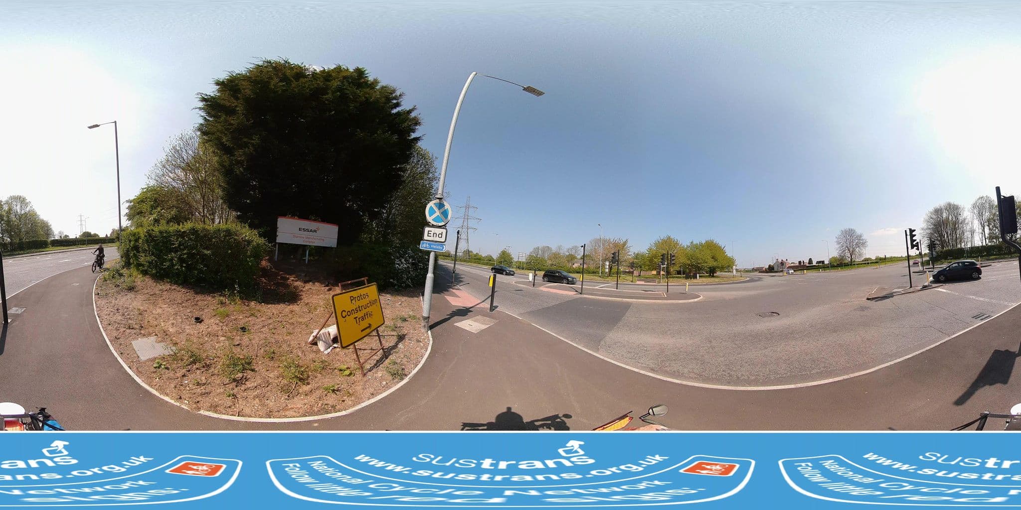Street view near Little Meadow Residential Caravan Park, Helsby — © jg360 (CC BY-SA · Mapillary)