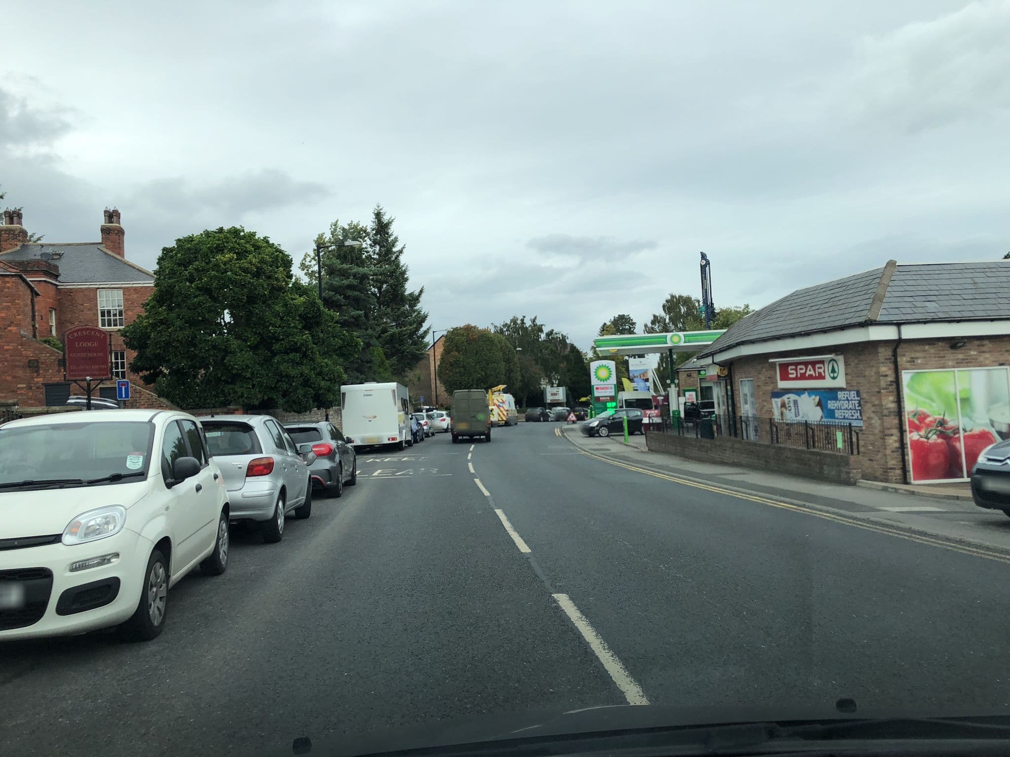 Street view near Crescent Lodge, Ripon — © locator (CC BY-SA · Mapillary)