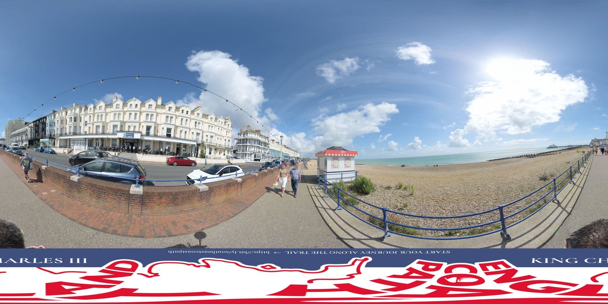 Street view near Best Western York House Hotel, Eastbourne — © EnglandCoastPath (CC BY-SA · Mapillary)