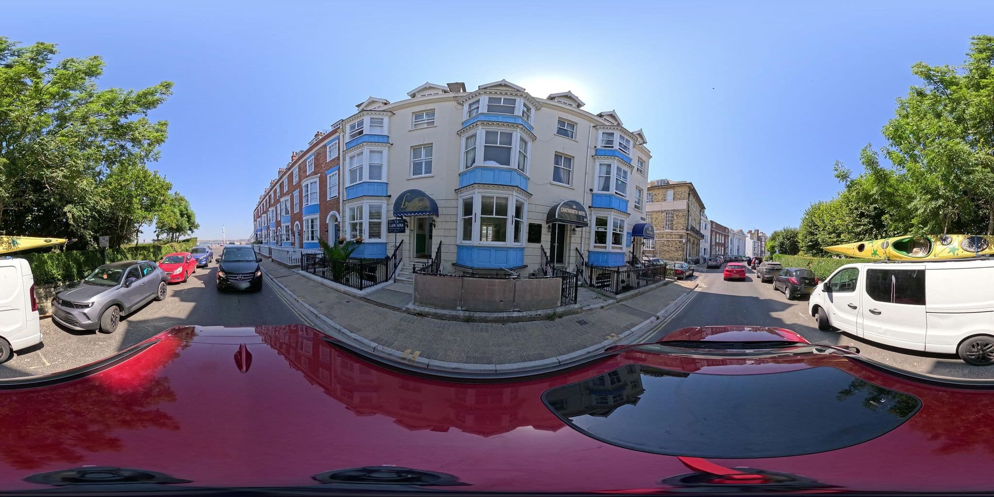 Street view near The Sandcombe, Weymouth — © southglos (CC BY-SA · Mapillary)
