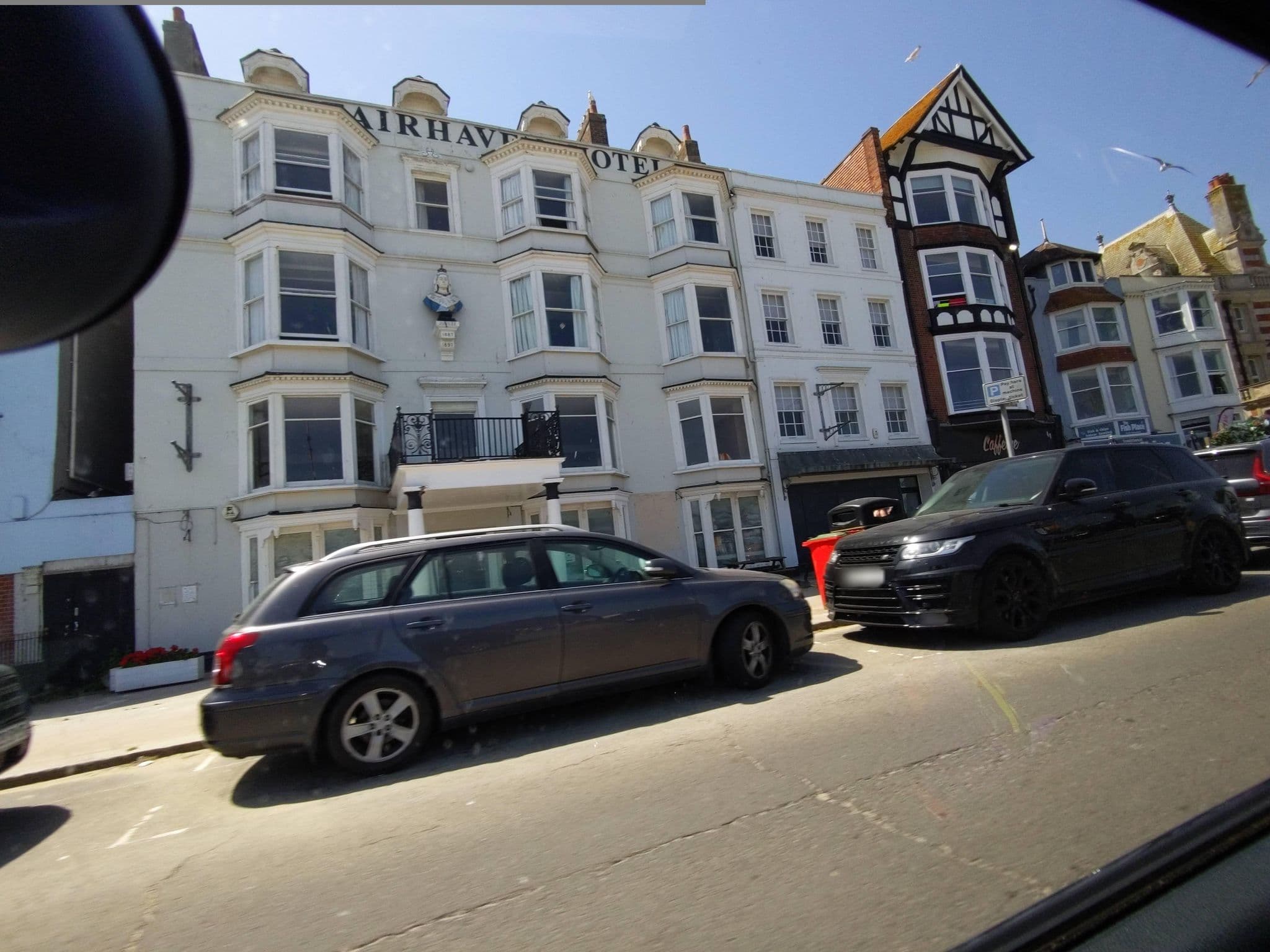 Street view near Fairhaven Hotel, Weymouth