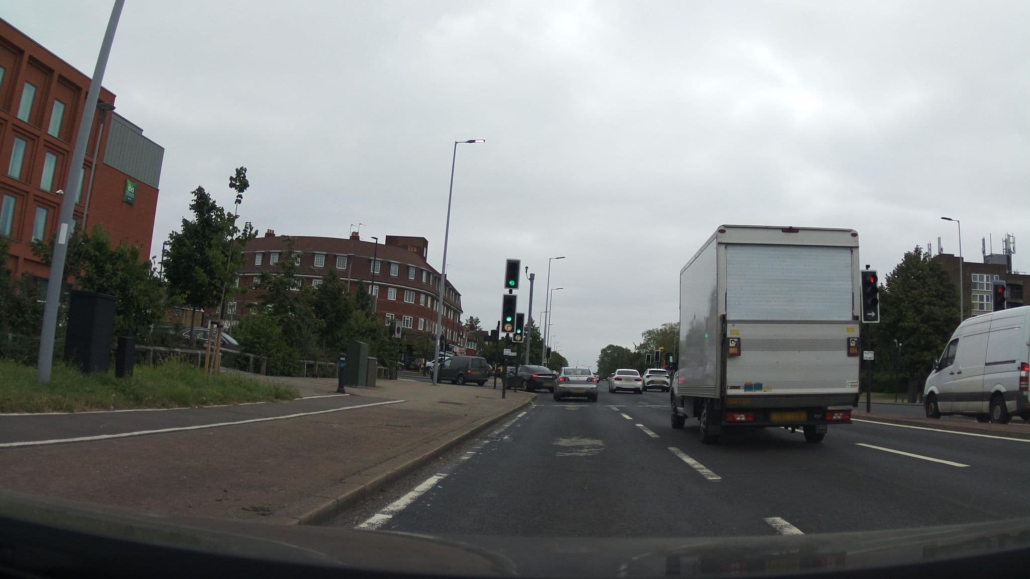 Street view near Ibis Styles - London Heathrow East, Heston — © southglos (CC BY-SA · Mapillary)
