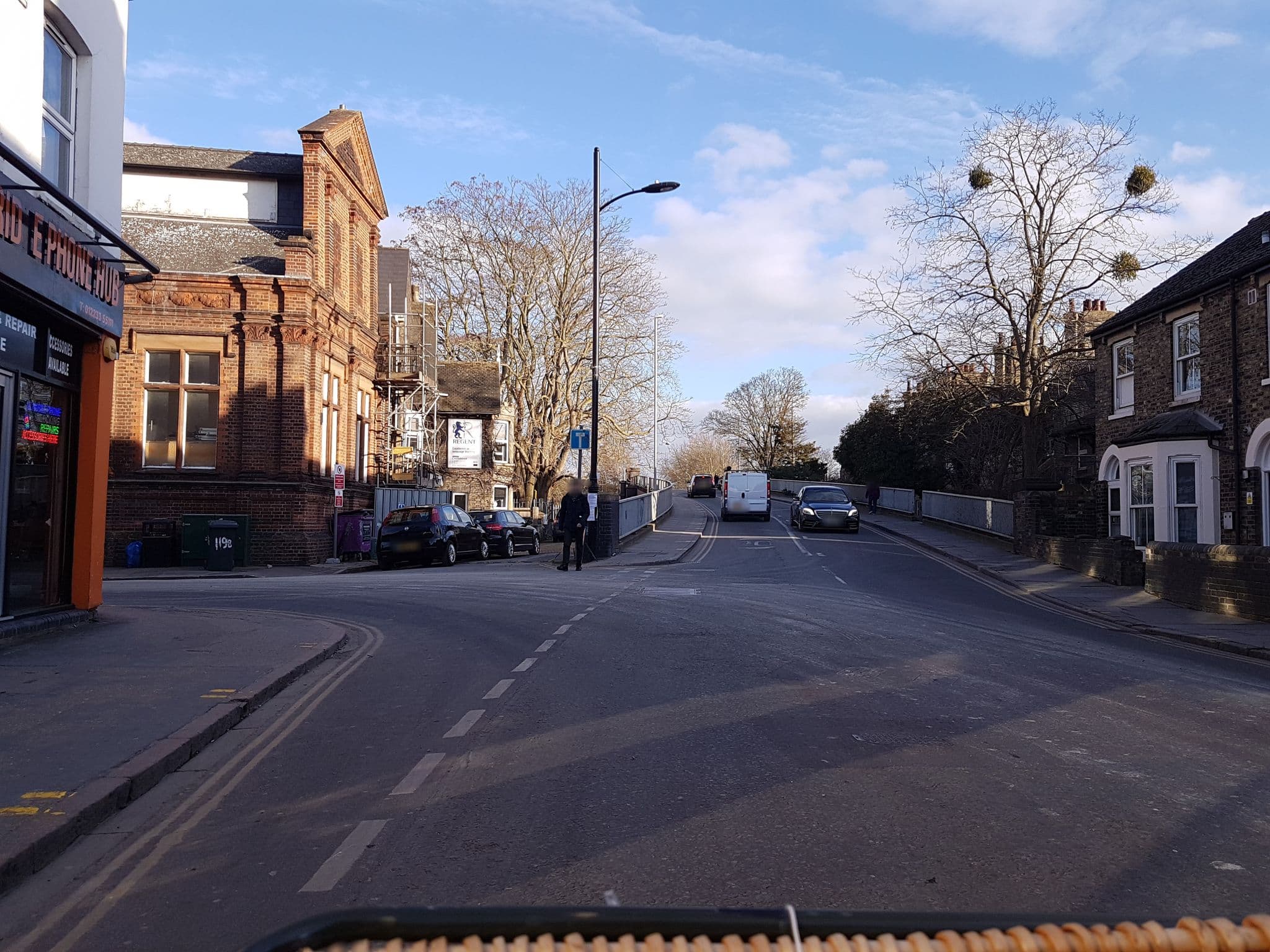 Street view near Devonshire Road, Cambridge — © cyclestreets (CC BY-SA · Mapillary)