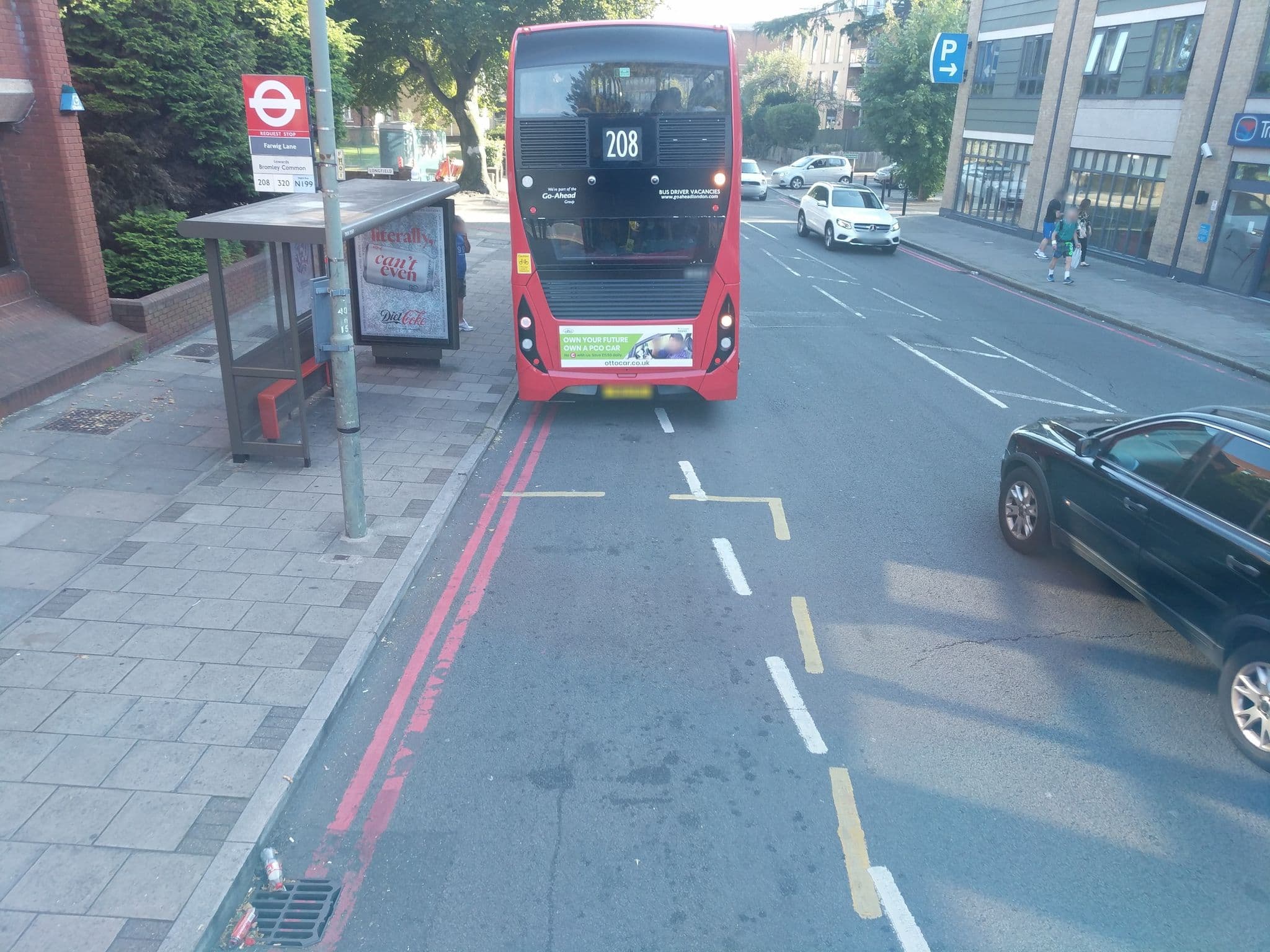 Street view near Travelodge London Bromley, Shortlands — © firefishy (CC BY-SA · Mapillary)