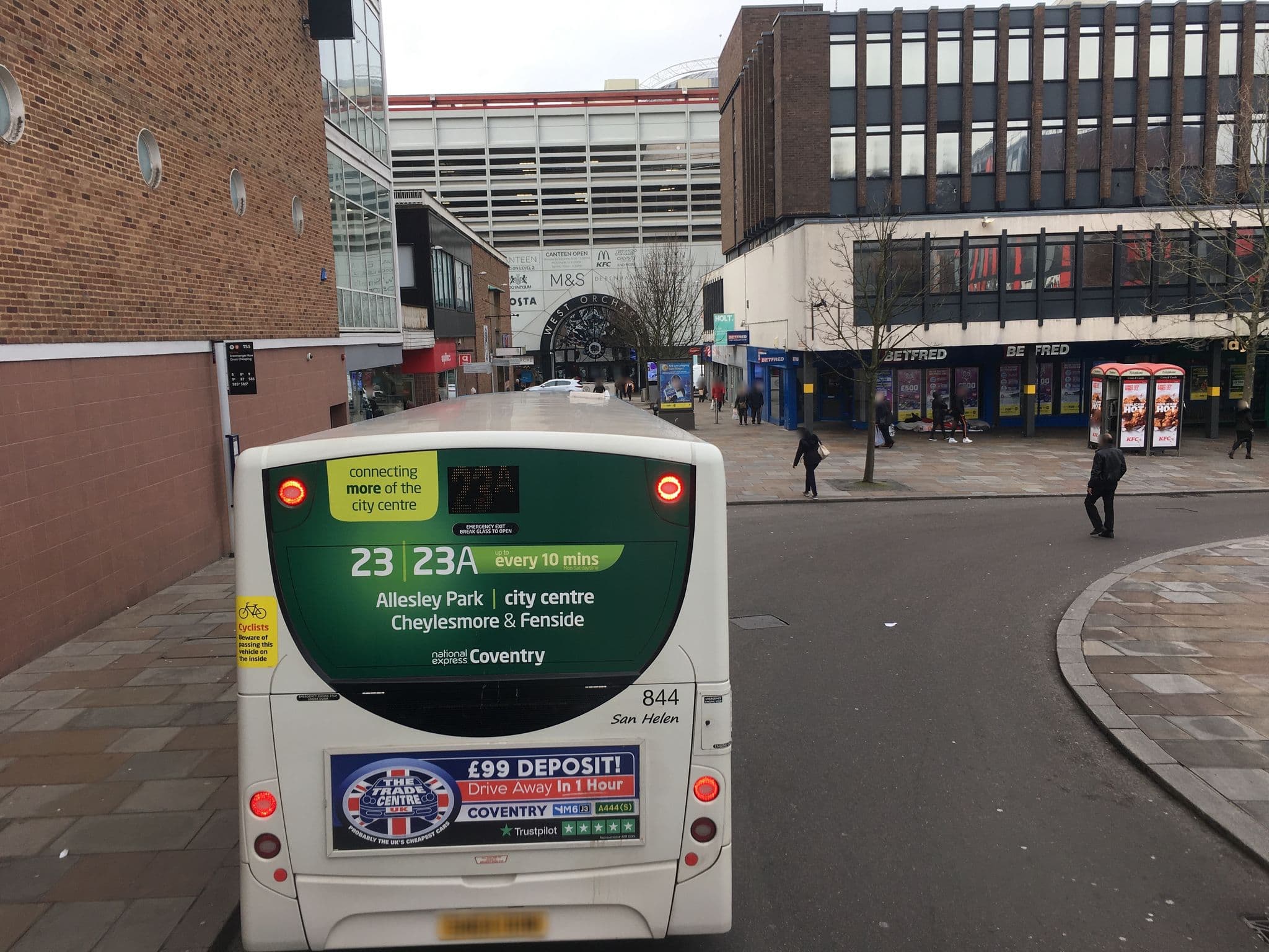 Street view near Collegiate Burges House, Coventry — © gness (CC BY-SA · Mapillary)