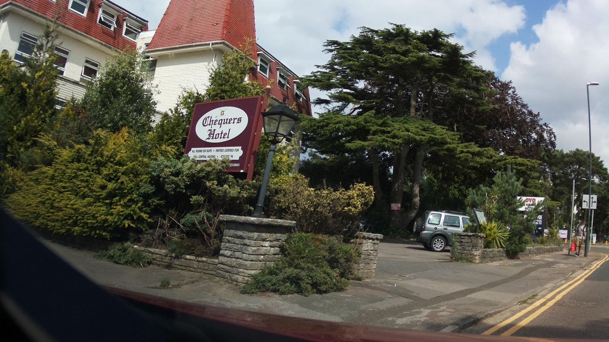 Street view near Chequers Hotel, Bournemouth