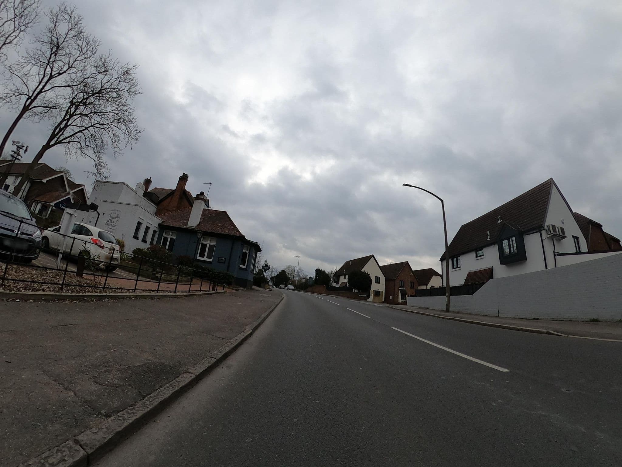 Street view near Travelodge, Chigwell — © dankarran (CC BY-SA · Mapillary)