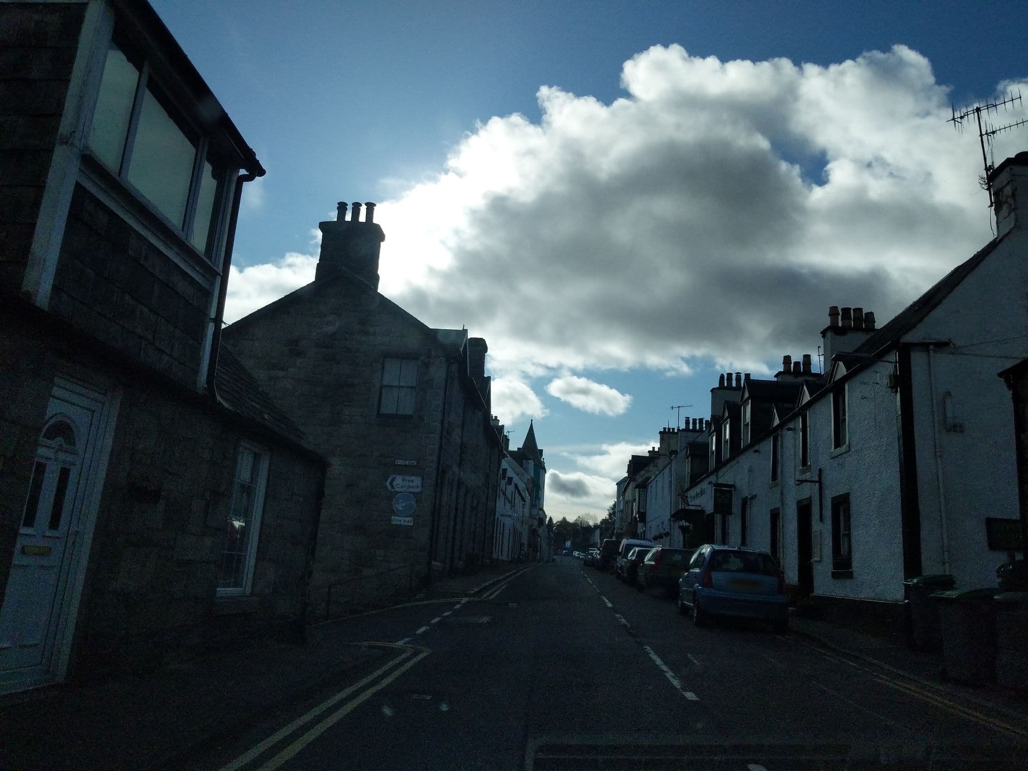 Street view near The Cross Keys Hotel, Castle Douglas — © ccbb7766 (CC BY-SA · Mapillary)