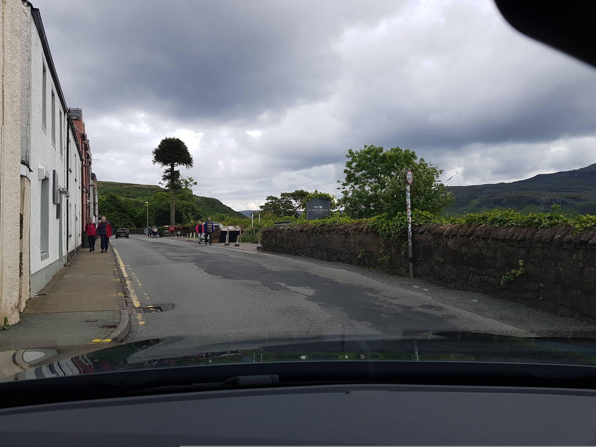 Street view near The Bosville Hotel, Portree