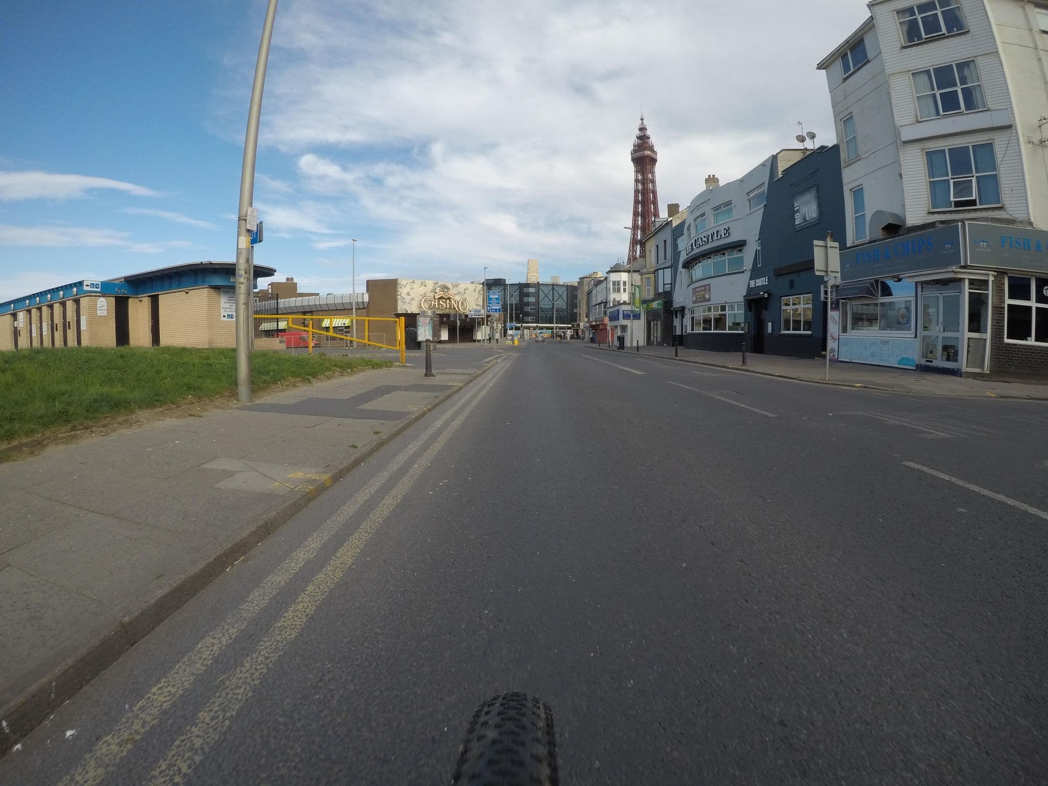 Street view near Blackpool Beach Holiday Flats, Blackpool