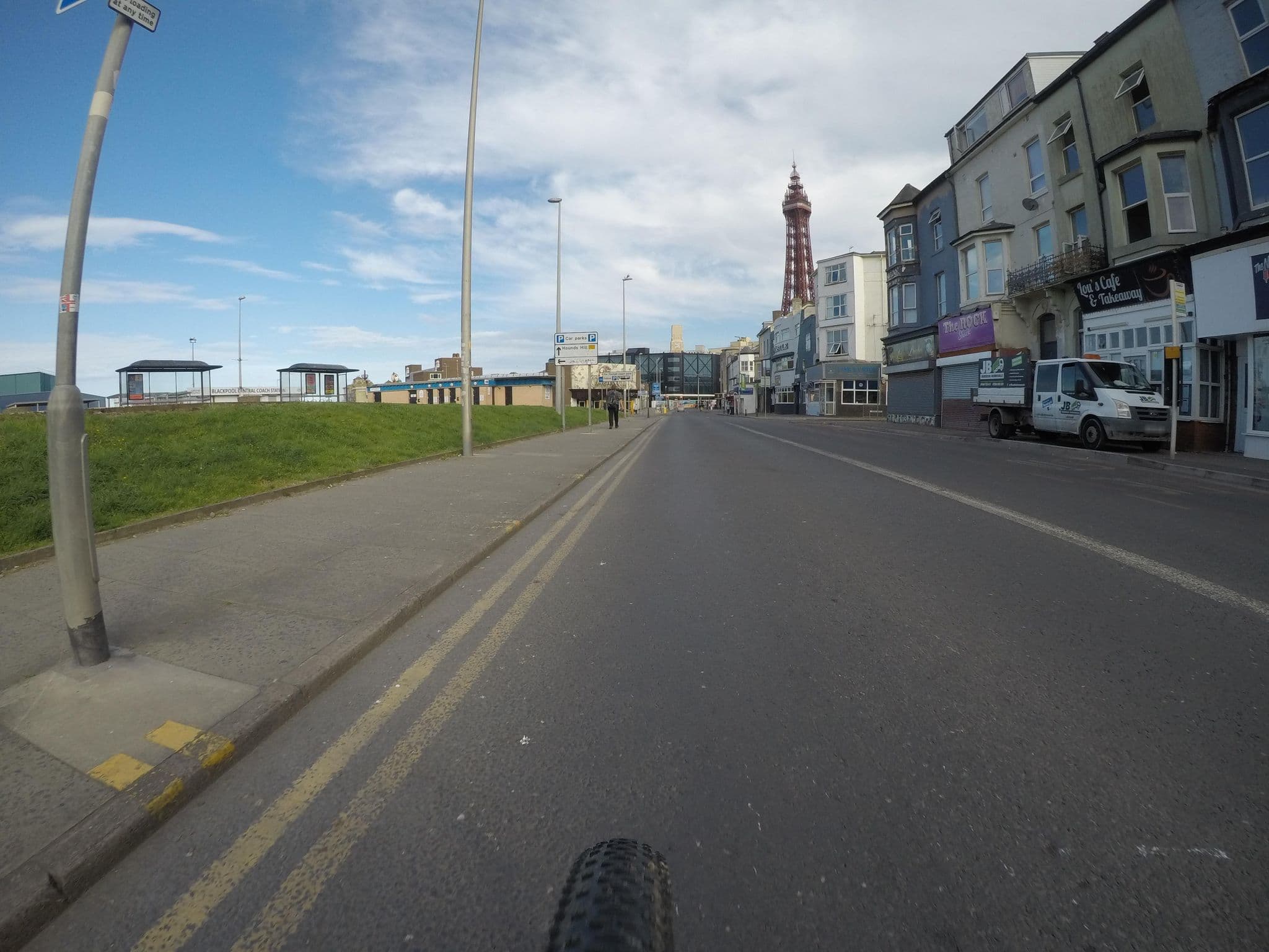 Street view near Trevaslodge, Blackpool