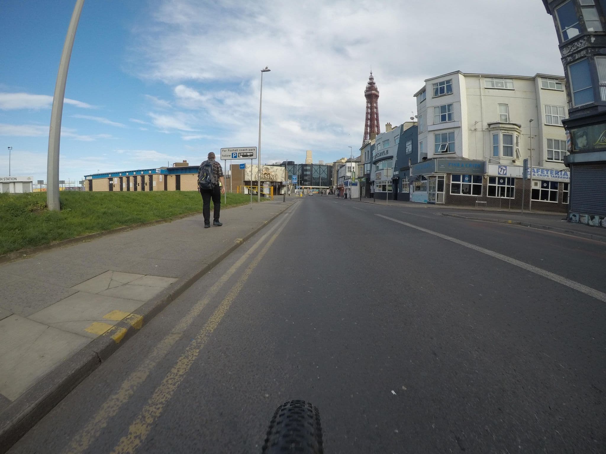 Street view near Honley Hotel, Blackpool