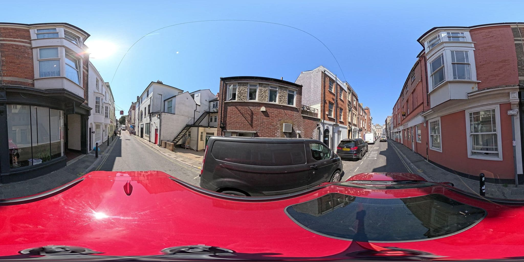 Street view near Hotel Central, Weymouth — © southglos (CC BY-SA · Mapillary)