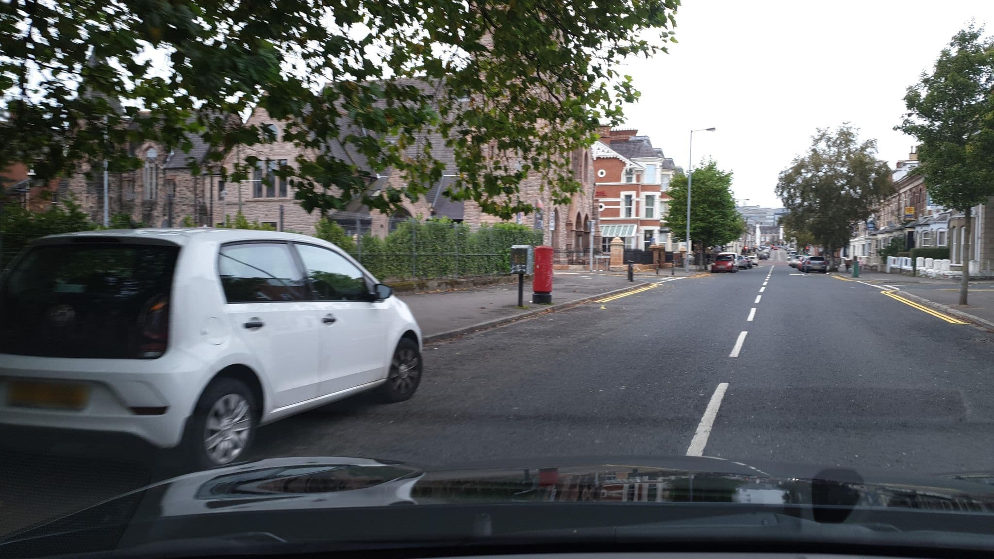 Street view near Global Village, Belfast