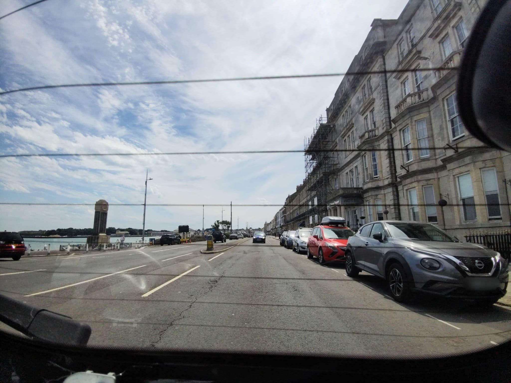 Street view near Esplanade Hotel, Weymouth
