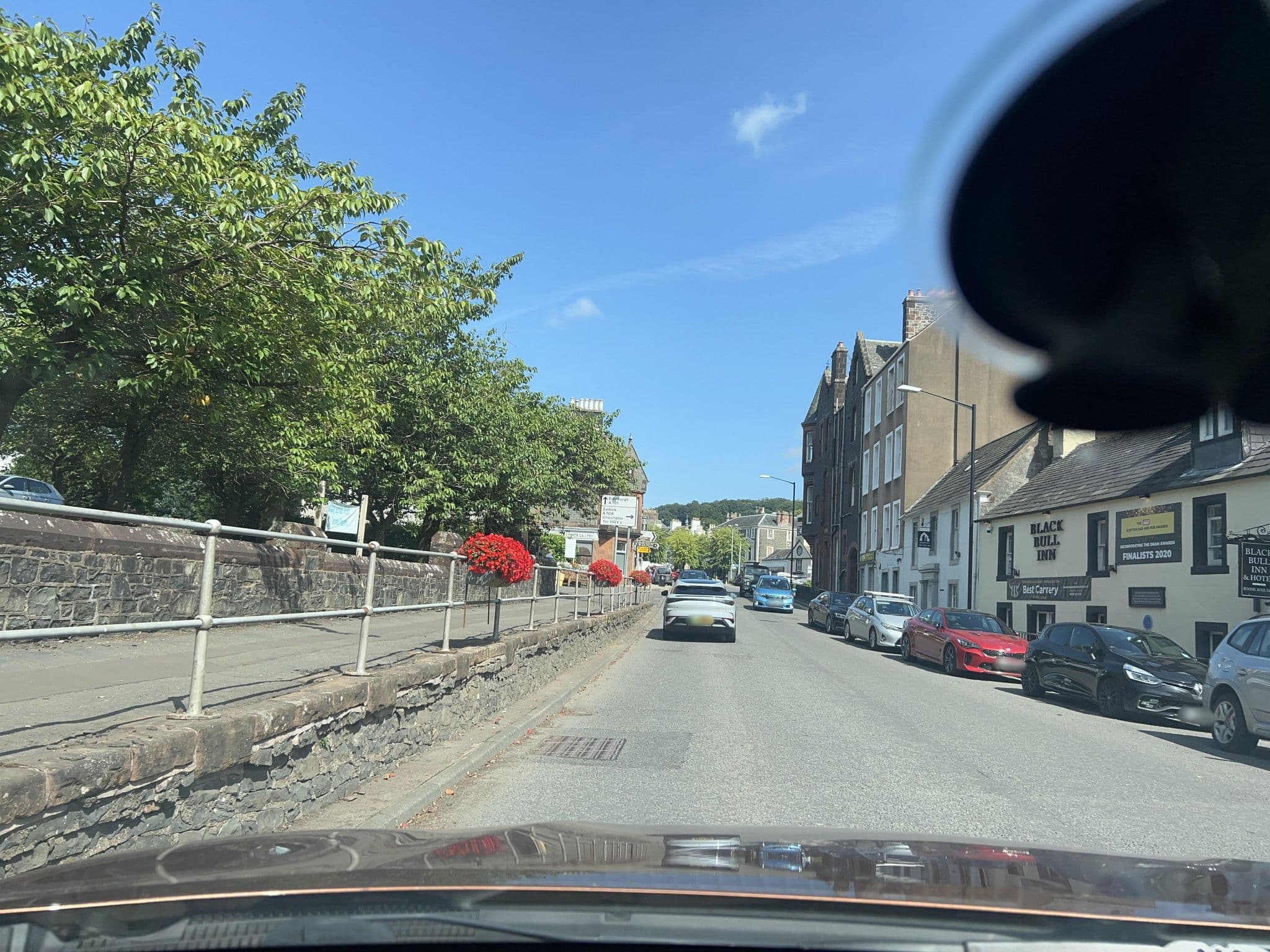 Street view near Black Bull Inn & Hotel, Moffat — © lucagm (CC BY-SA · Mapillary)