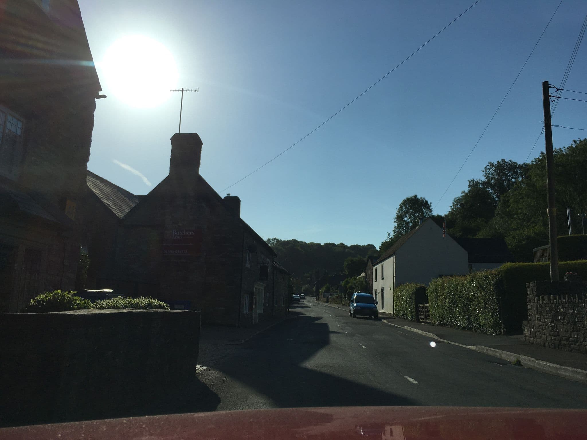 Street view near Tudor Farmhouse Hotel, Coleford