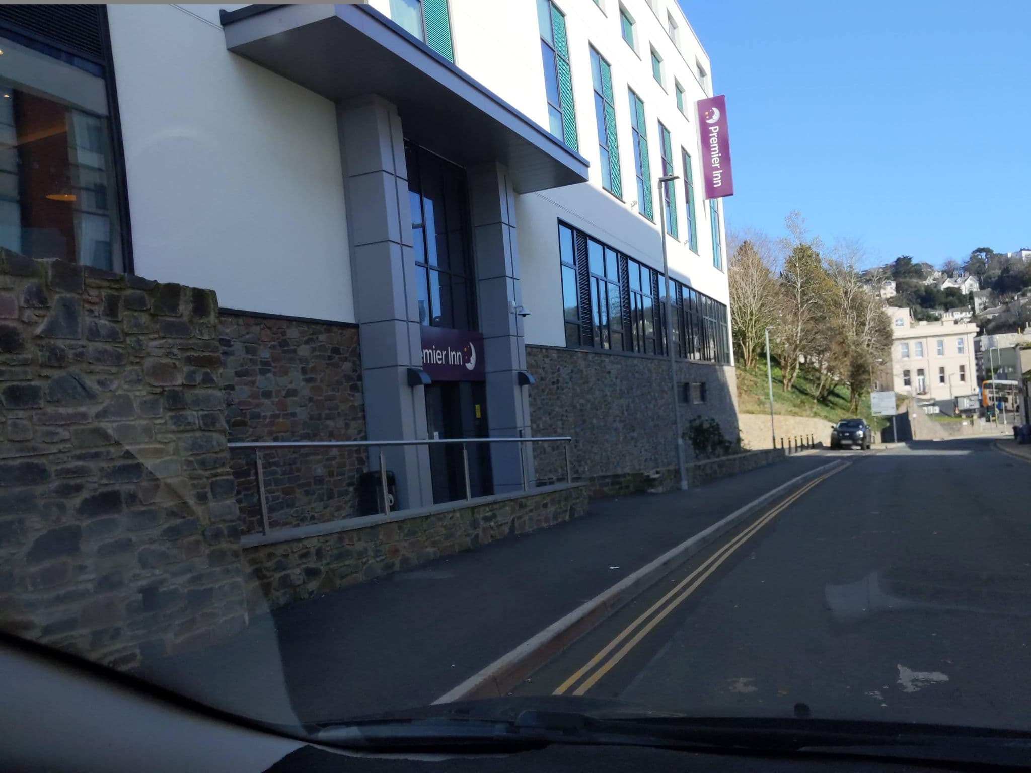 Street view near Premier Inn Torquay Harbour, Torquay — © WaggyDog (CC BY-SA · Mapillary)