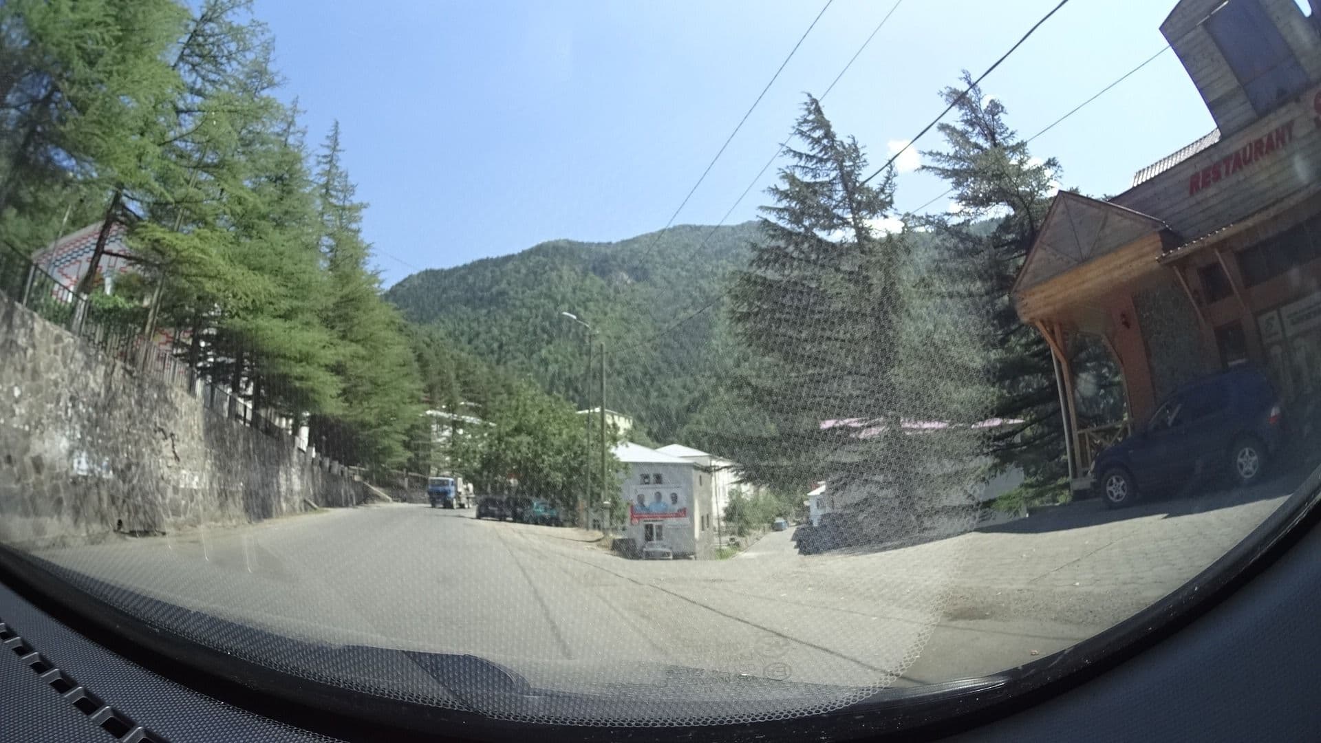 Street view near Shuakhevi Hotel & Restaurant, Akhaldaba — © sashazykov (CC BY-SA · Mapillary)