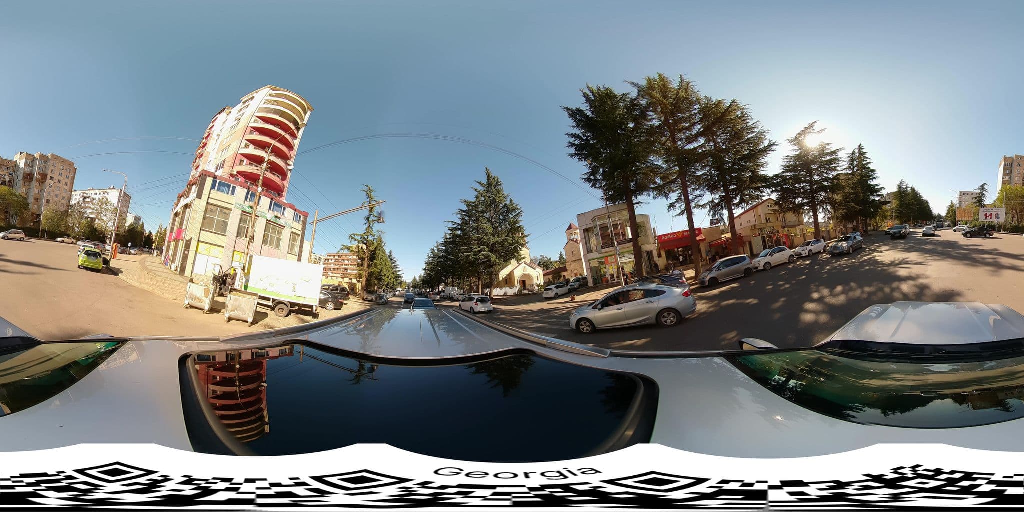 Street view near Hostel luxe, Kutaisi — © bumbeishvili (CC BY-SA · Mapillary)
