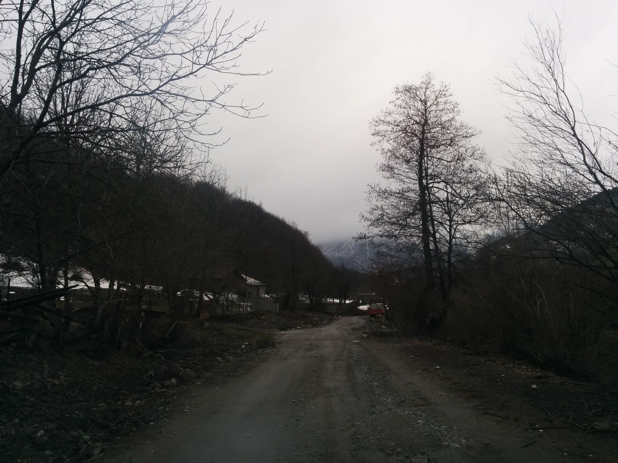 Street view near Guesthouse Georgia, Mestia