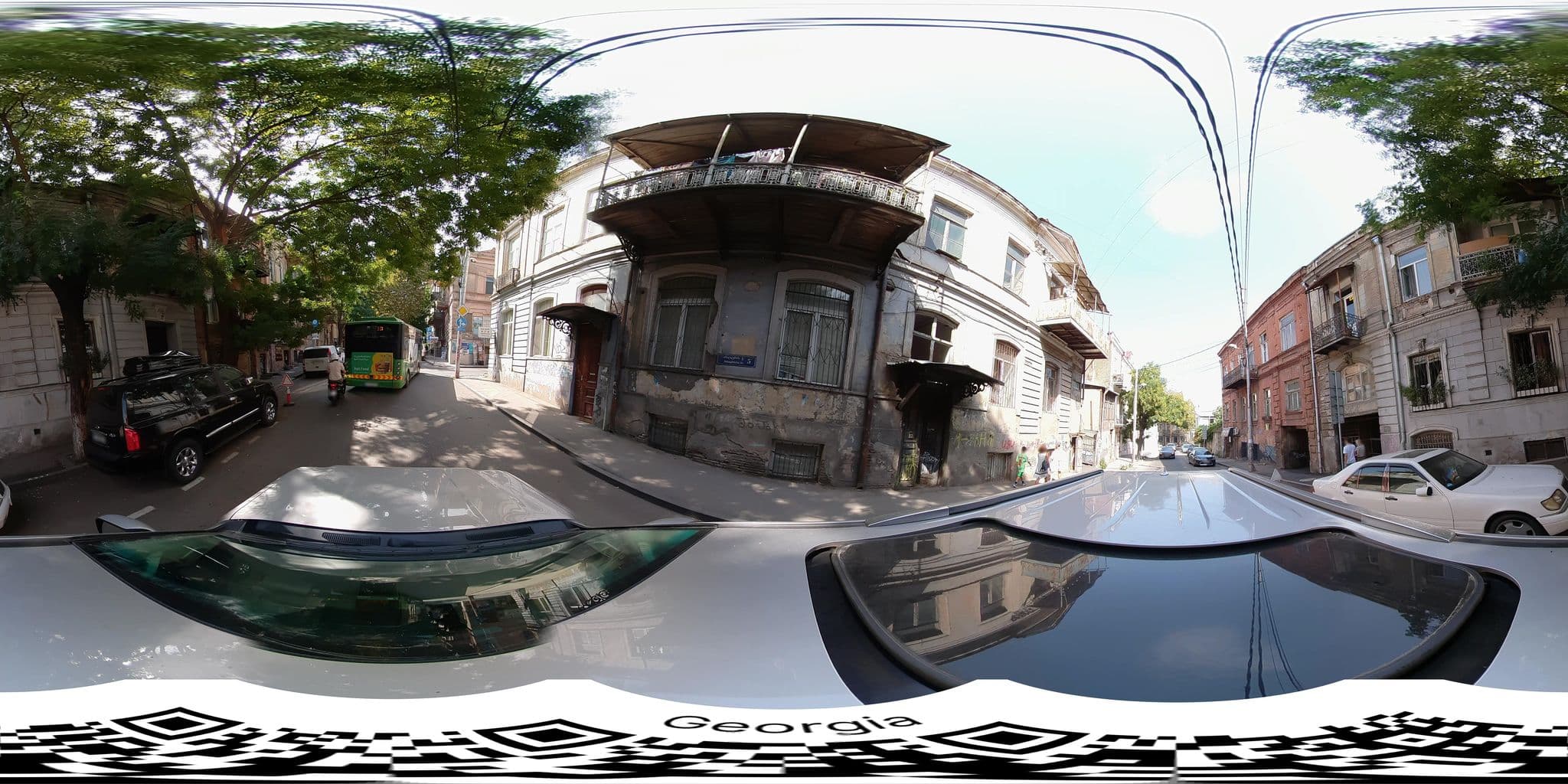 Street view near Hostel Violet, Okroq’ana