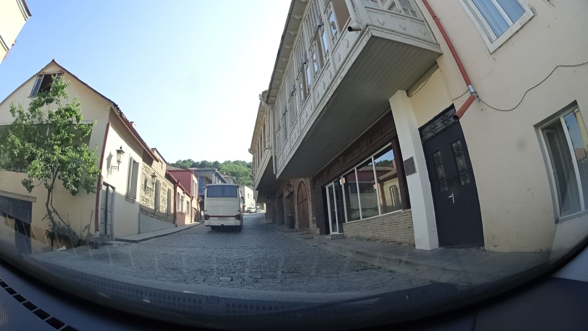Street view near Three Gracia, Sighnaghi — © sashazykov (CC BY-SA · Mapillary)