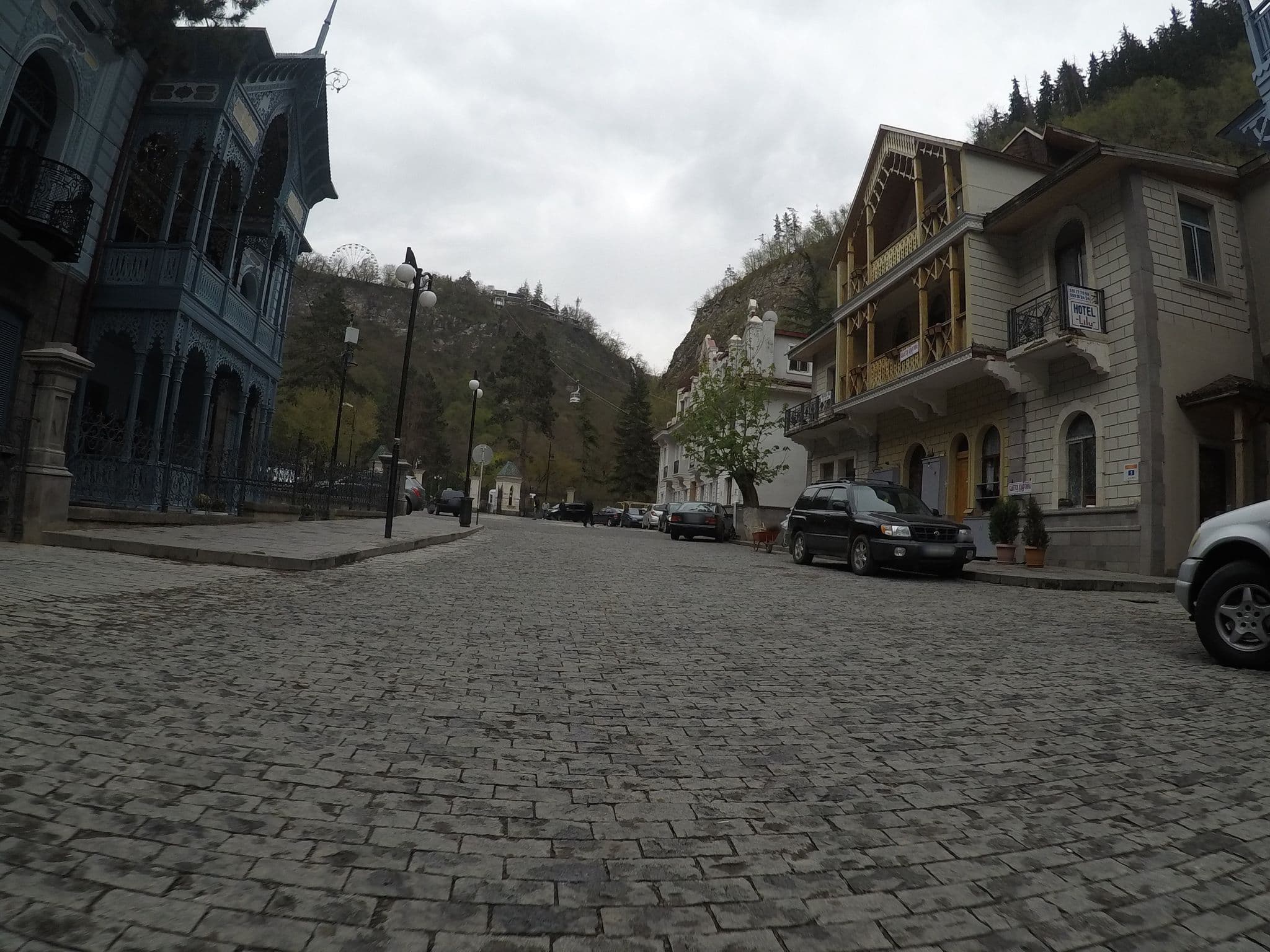 Street view near Golden Tulip Borjomi, Borjomi — © chrisbeddow (CC BY-SA · Mapillary)