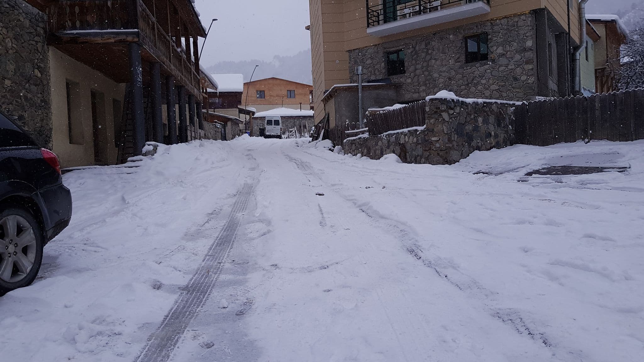 Street view near Old Town, Mestia