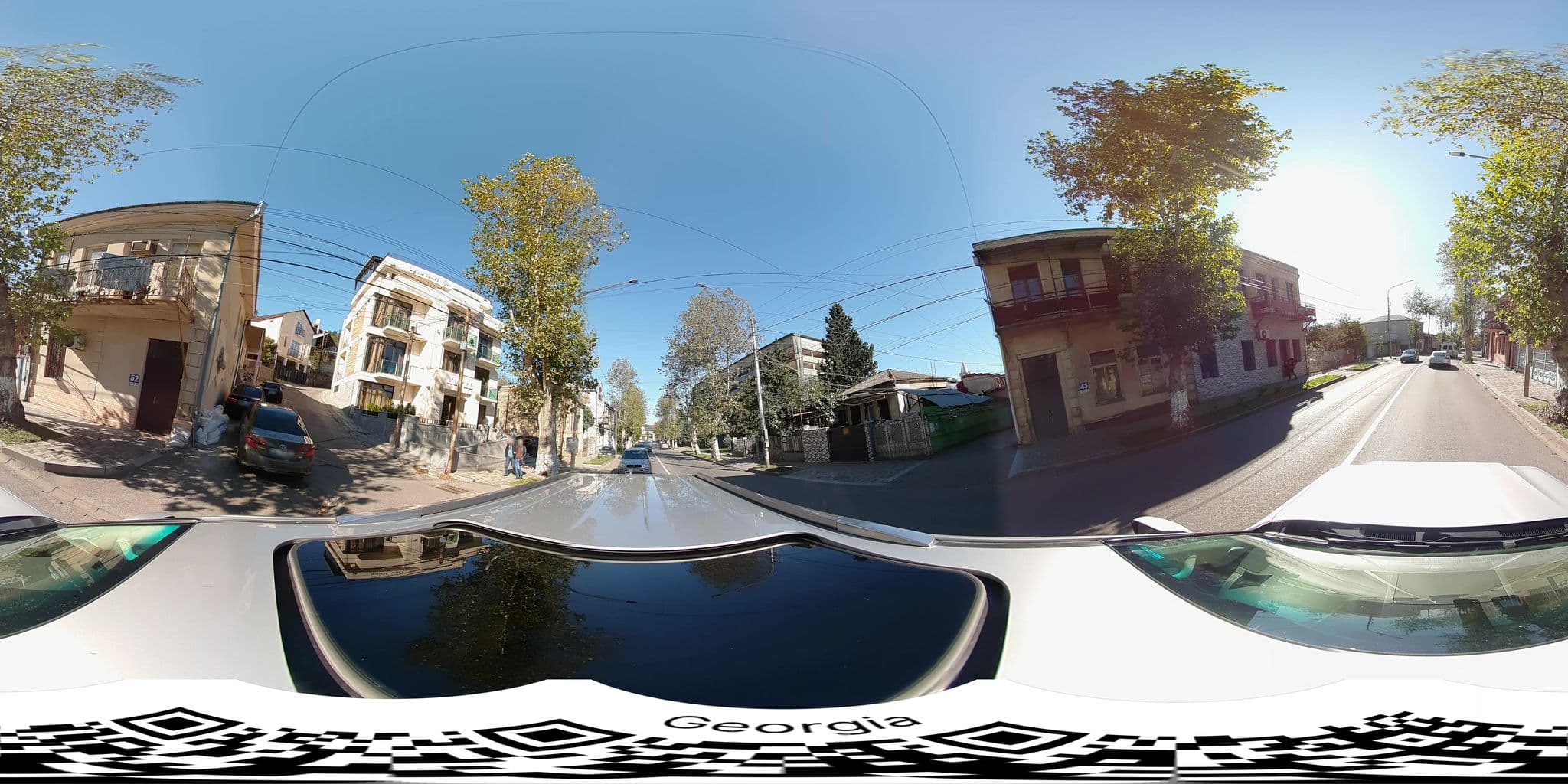 Street view near Rustaveli, Kutaisi — © bumbeishvili (CC BY-SA · Mapillary)