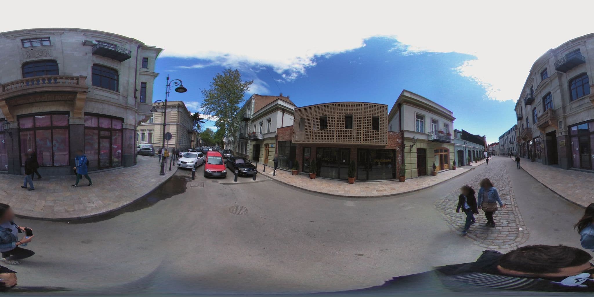 Street view near Radisson RED, Okroq’ana — © chrisbeddow (CC BY-SA · Mapillary)