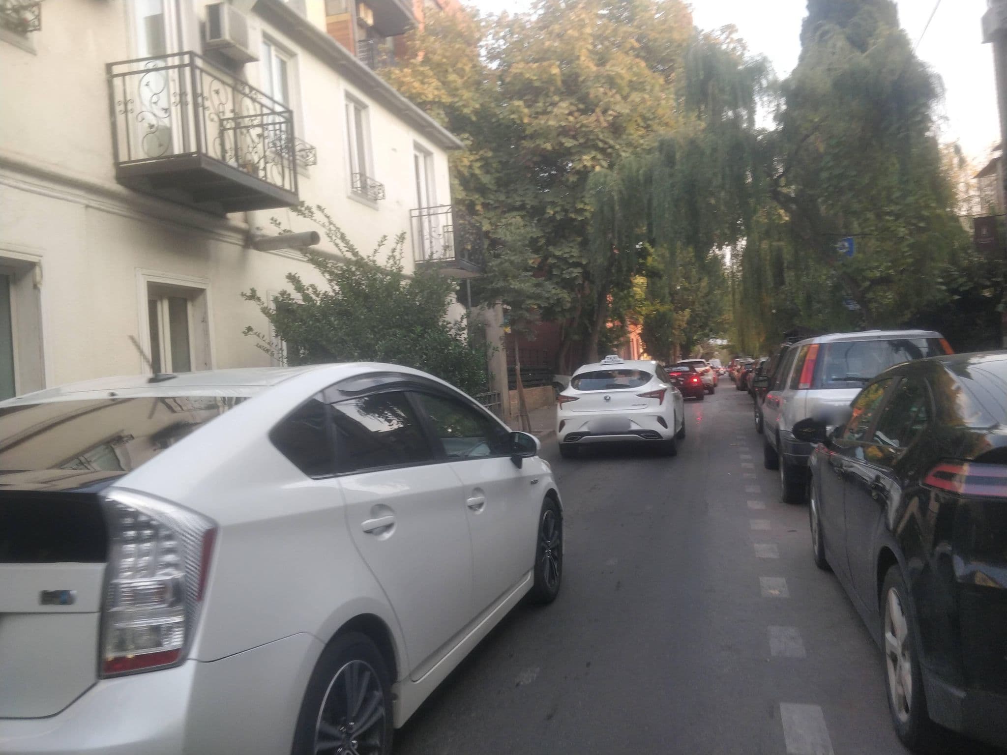 Street view near Communal Plekhanovi Hotel, Okroq’ana — © dav23r (CC BY-SA · Mapillary)