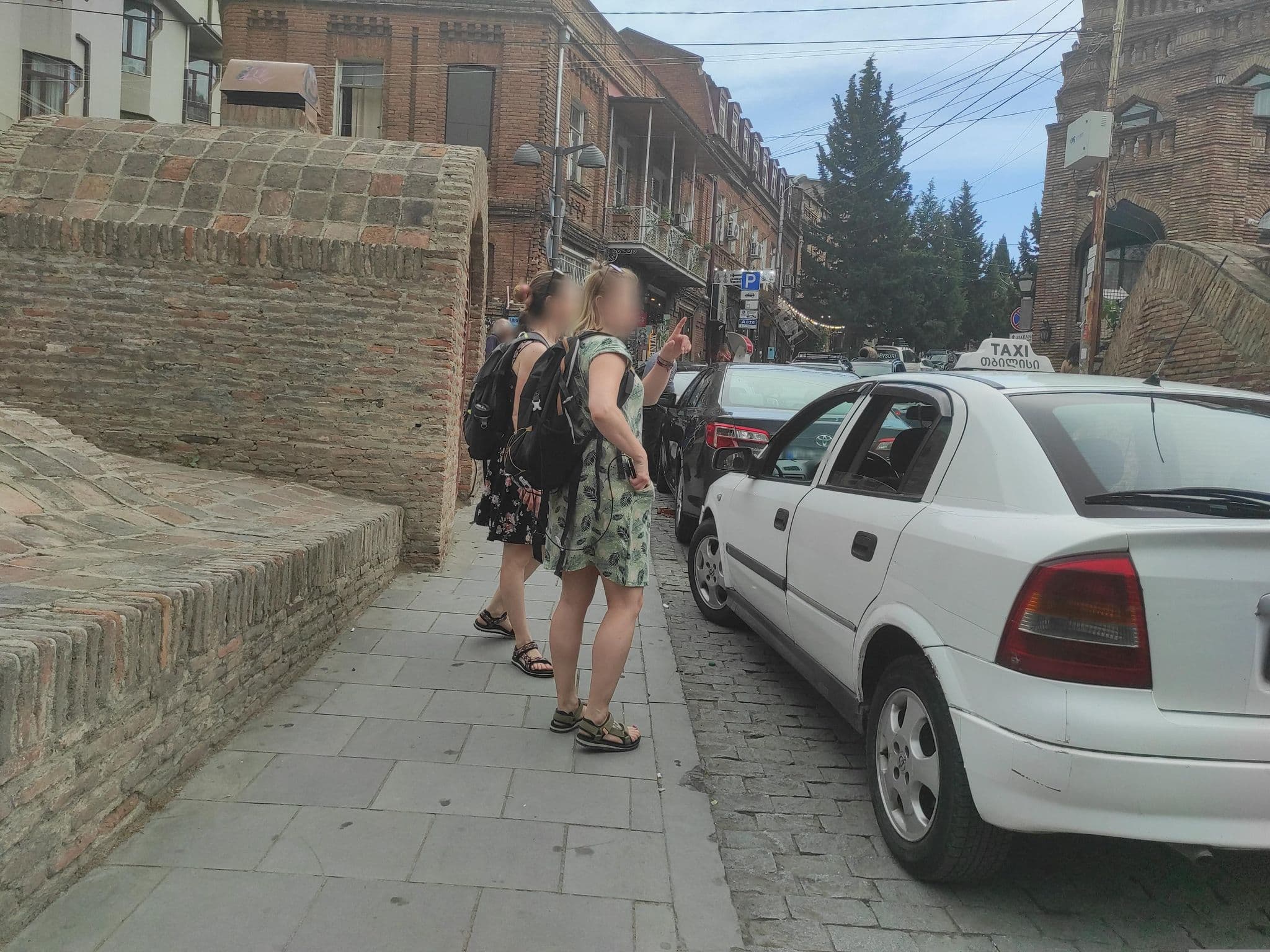 Street view near Abanotubani, Tbilisi