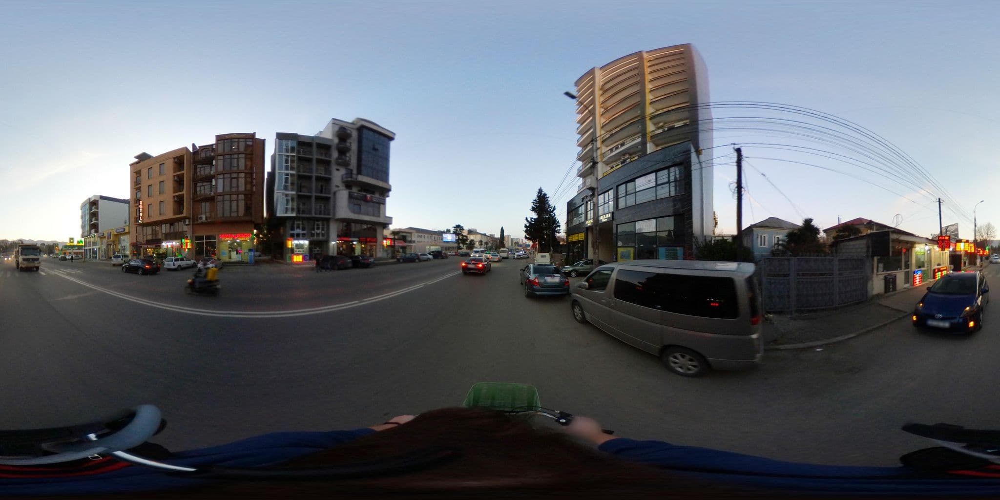 Street view near Dream Tower, Batumi