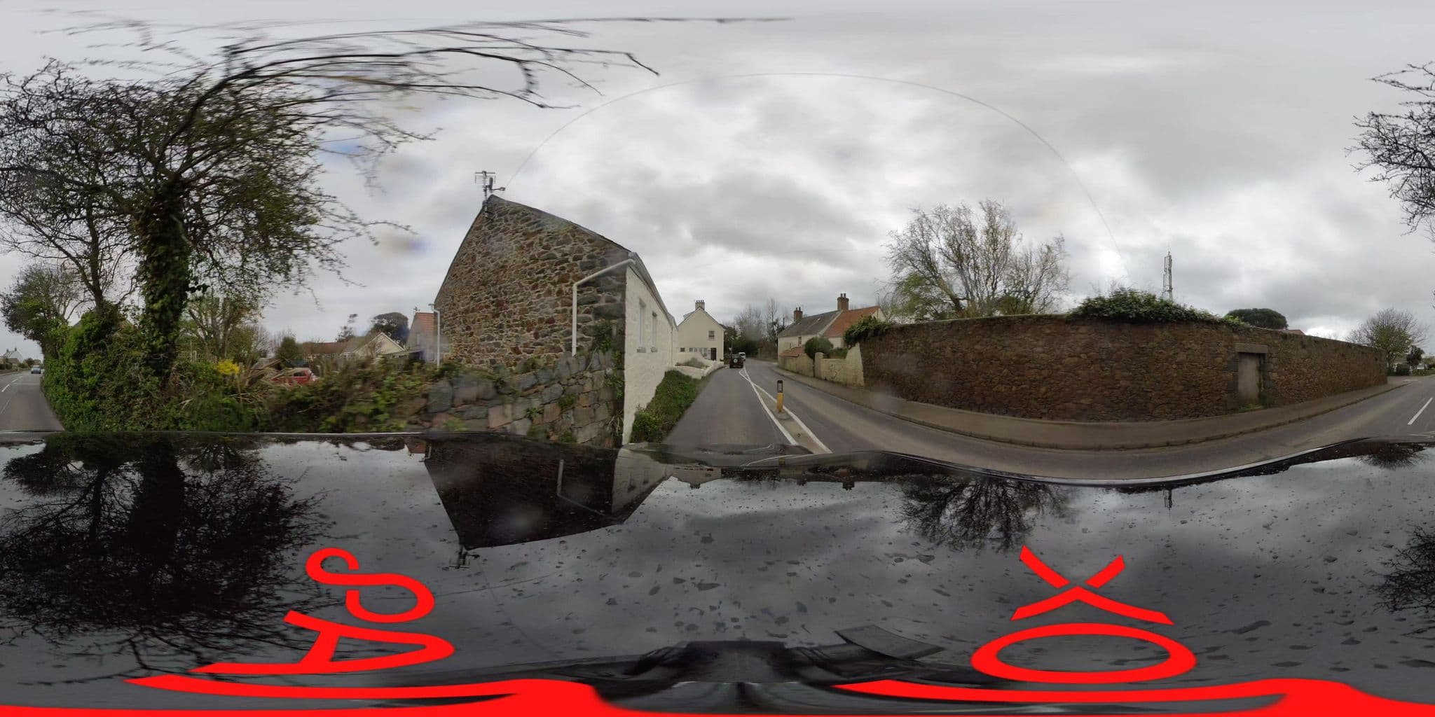 Street view near Les Brehauts Farm Self Catering, Forest Parish — © FiftyPence (CC BY-SA · Mapillary)